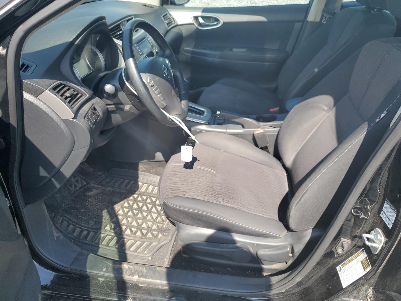2015 Nissan Sentra S Black vin: 3N1AB7AP8FL662622