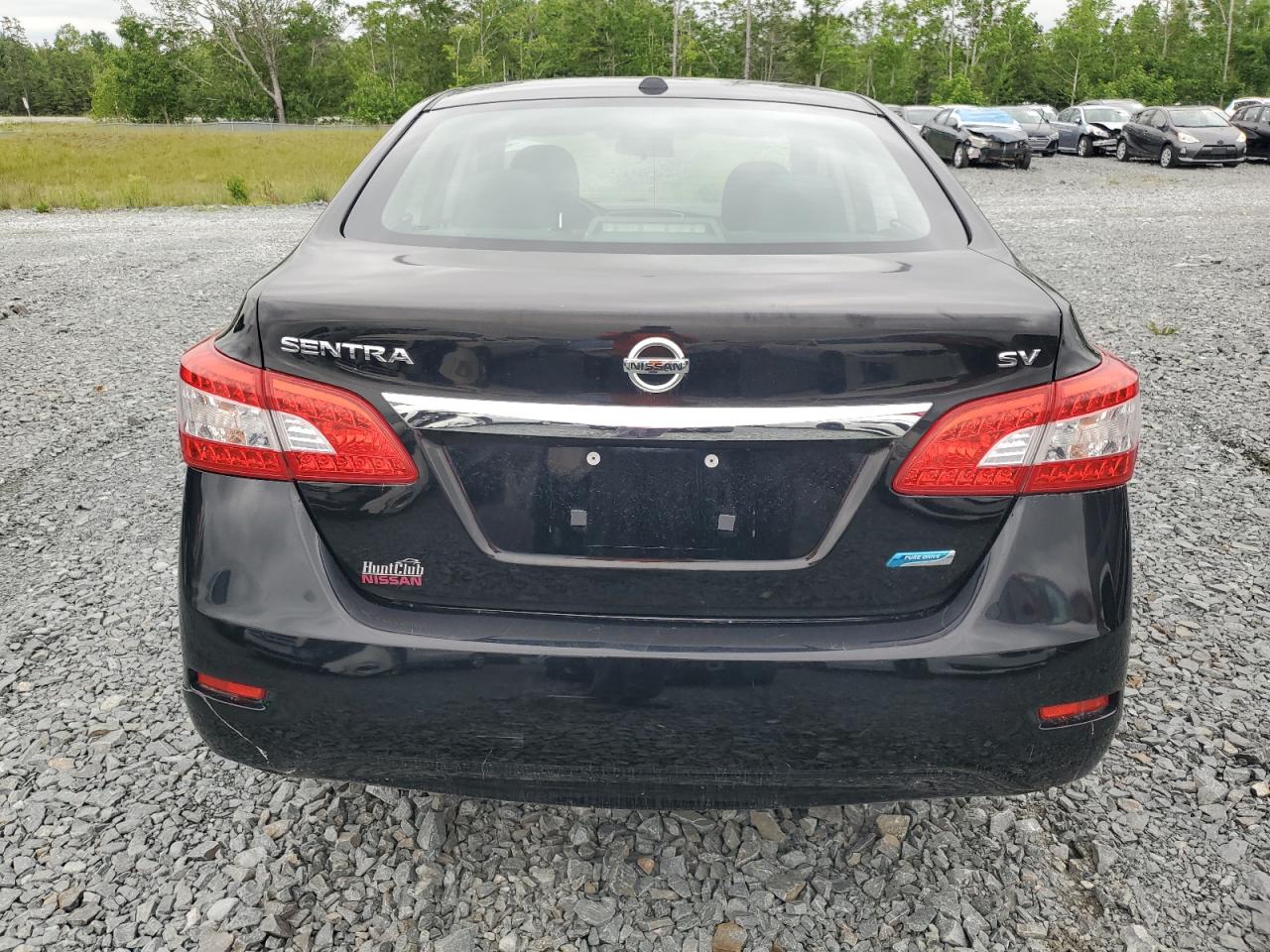 2015 Nissan Sentra S Black vin: 3N1AB7AP8FL662622