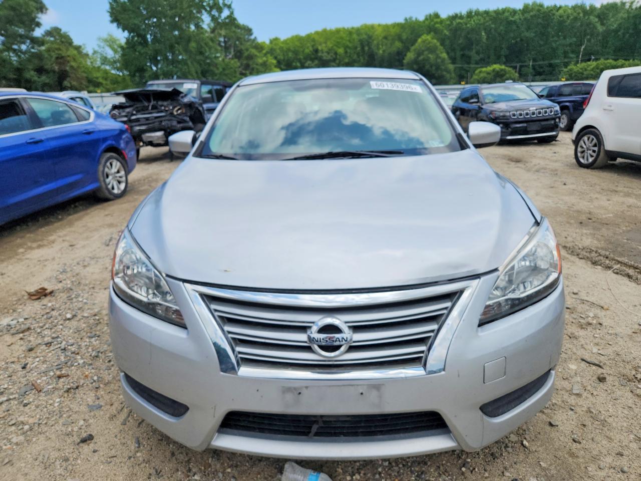 2015 Nissan Sentra Sv Silver vin: 3N1AB7AP8FL663401