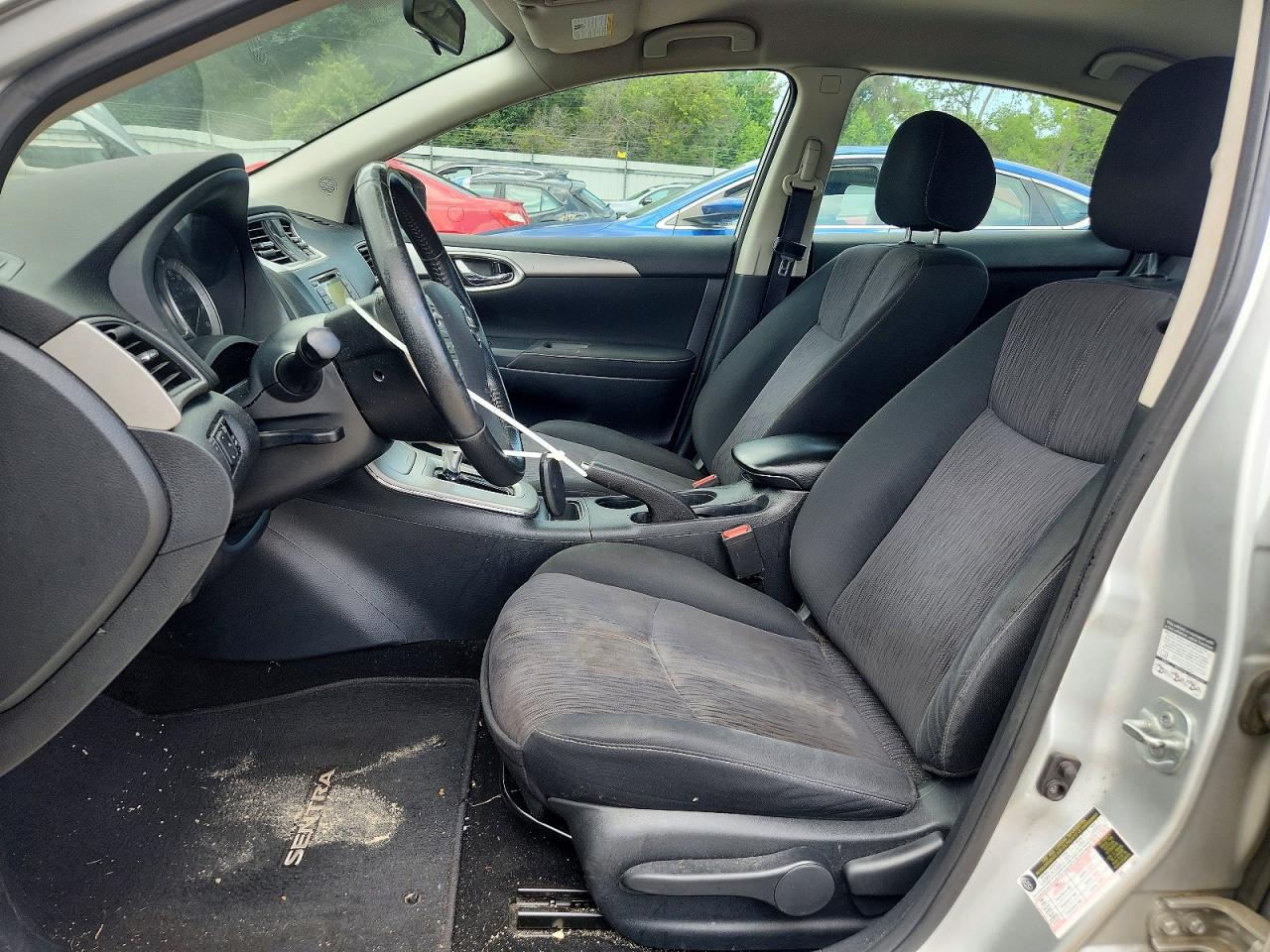 2015 Nissan Sentra Sv Silver vin: 3N1AB7AP8FL663401