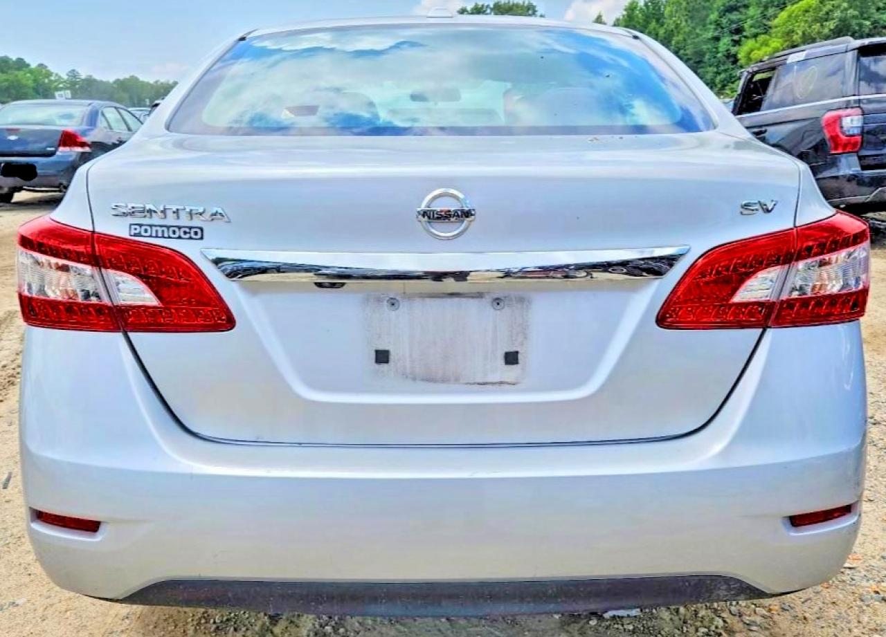 2015 Nissan Sentra Sv Silver vin: 3N1AB7AP8FL663401