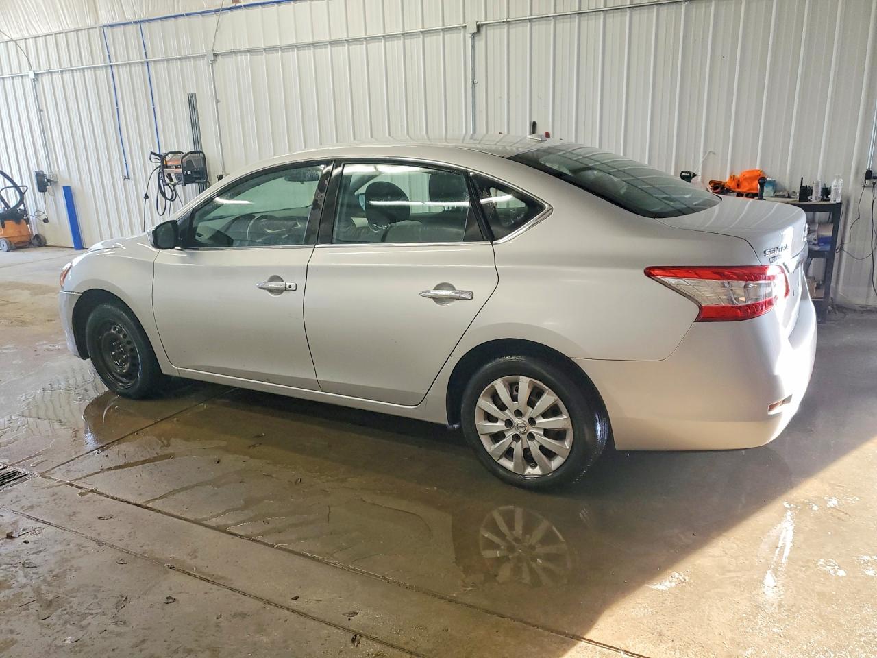 2015 Nissan Sentra Sv Silver vin: 3N1AB7AP8FL663401