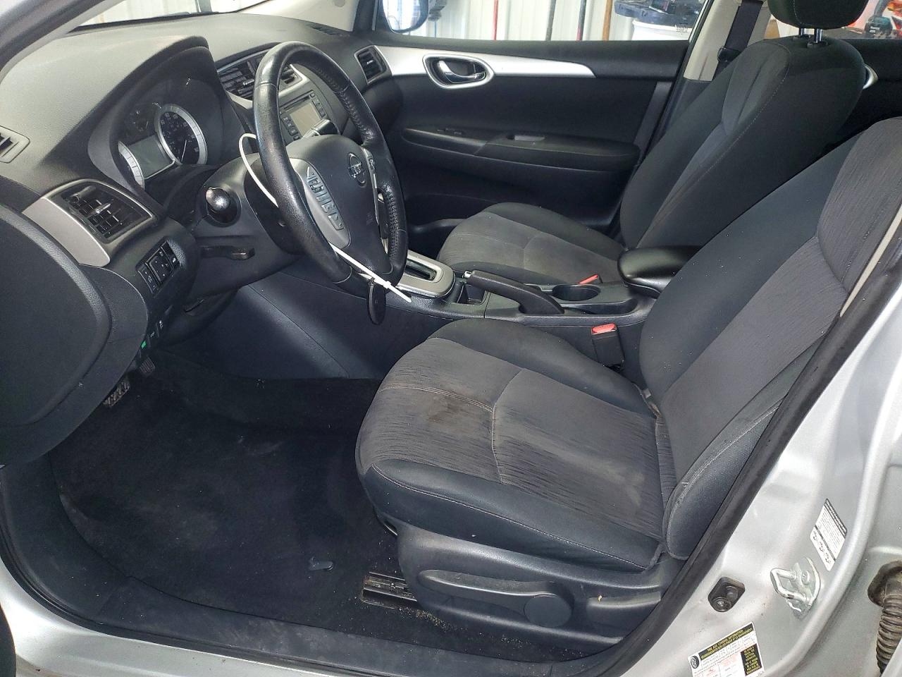2015 Nissan Sentra Sv Silver vin: 3N1AB7AP8FL663401