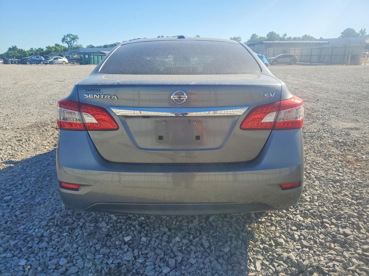 2015 Nissan Sentra Sv Gray vin: 3N1AB7AP8FL671448