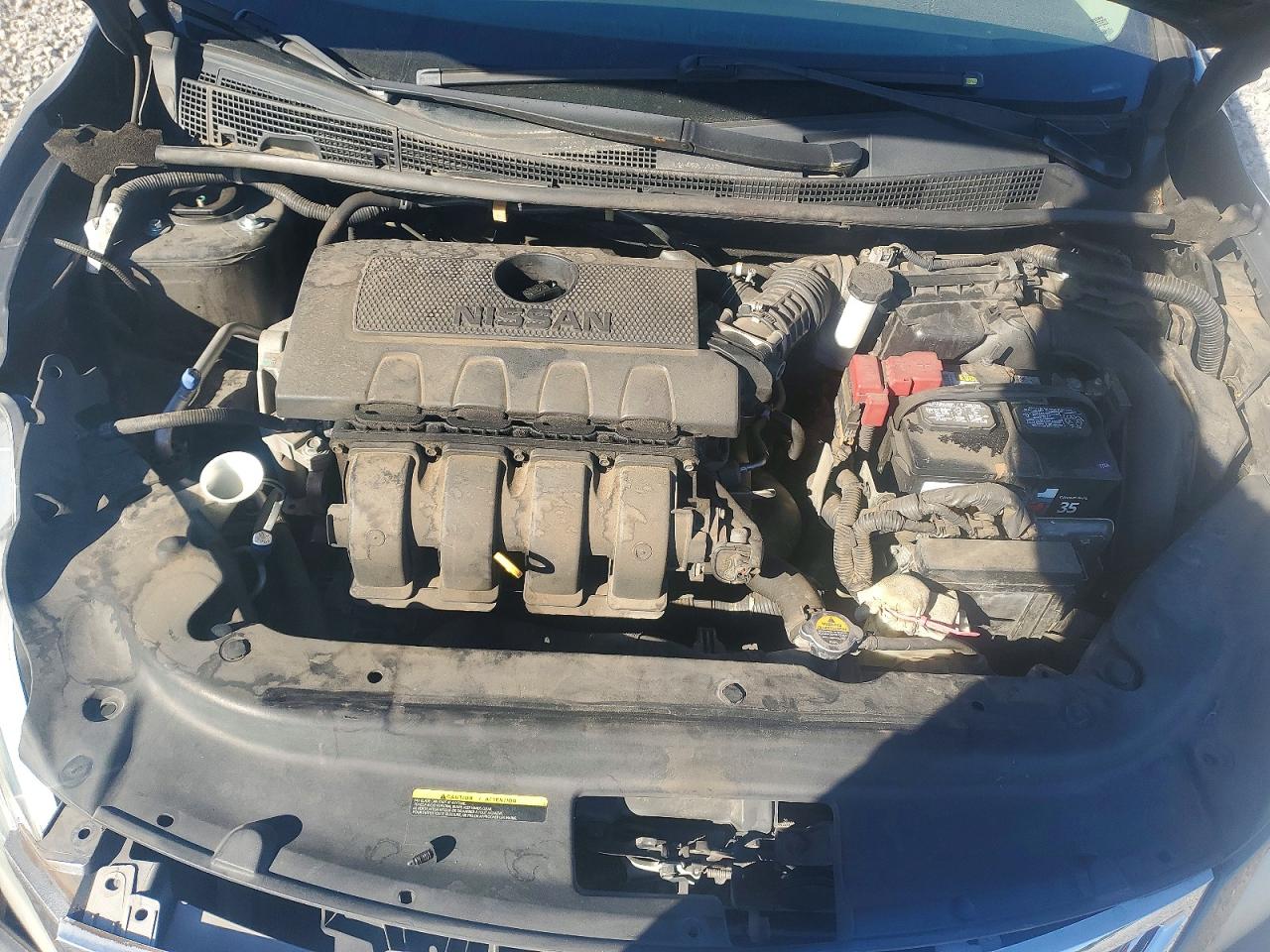 2015 Nissan Sentra Sv Gray vin: 3N1AB7AP8FL671448