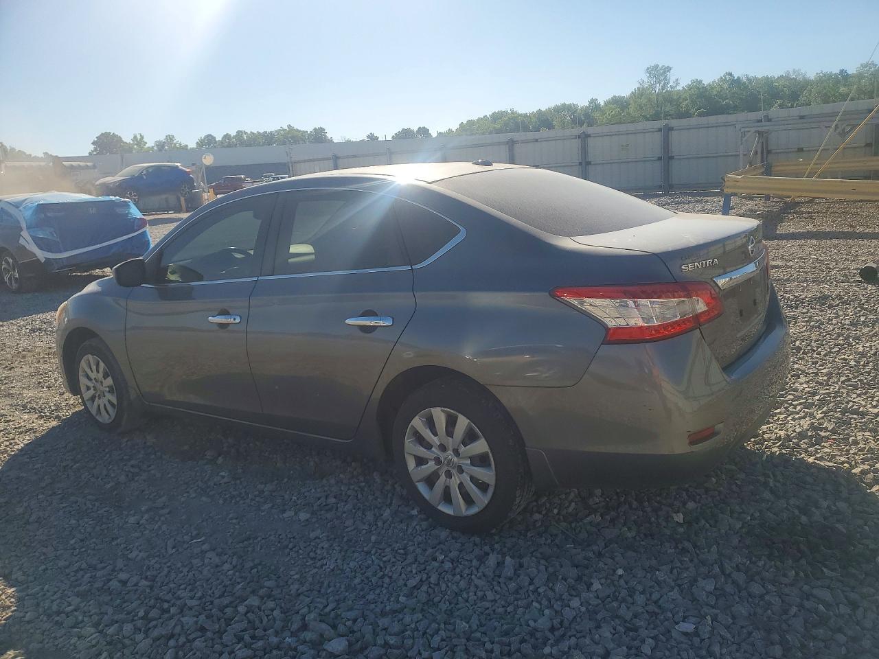 2015 Nissan Sentra Sv Gray vin: 3N1AB7AP8FL671448
