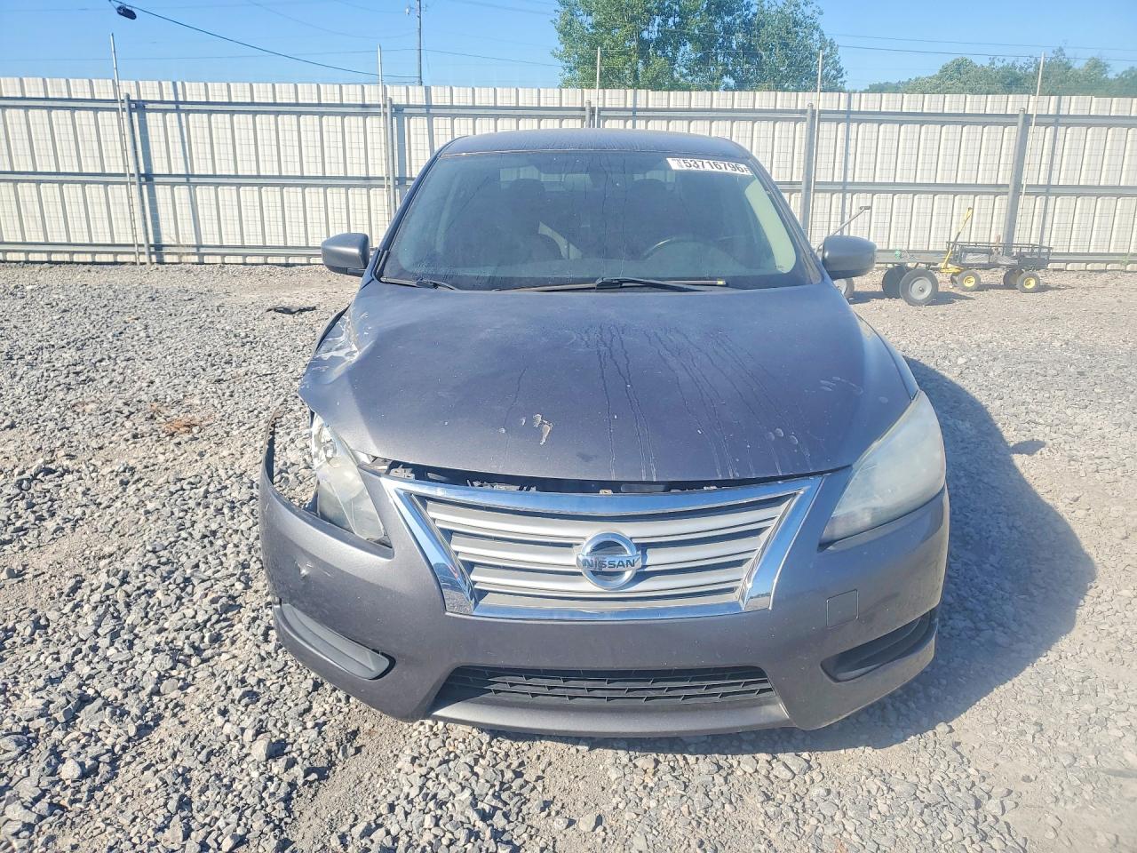 2015 Nissan Sentra Sv Gray vin: 3N1AB7AP8FL671448