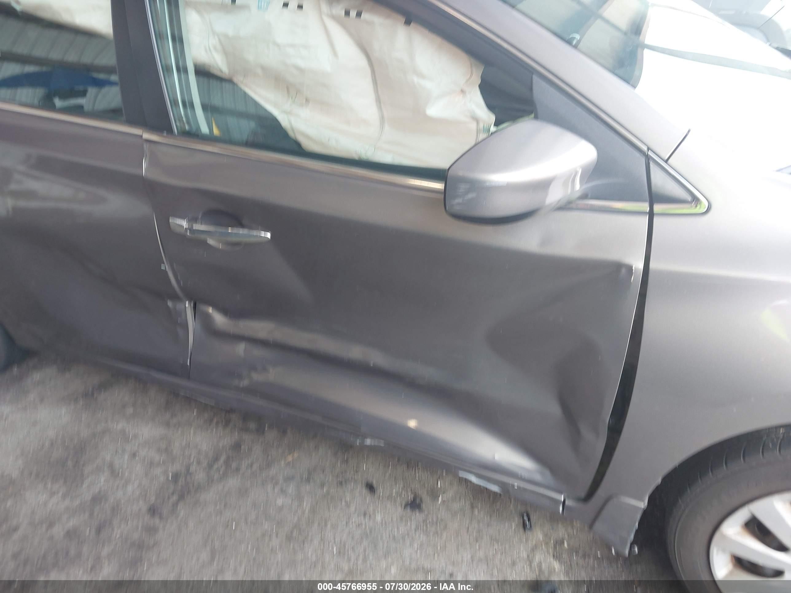 2015 Nissan Sentra Sv Gray vin: 3N1AB7AP8FL671689