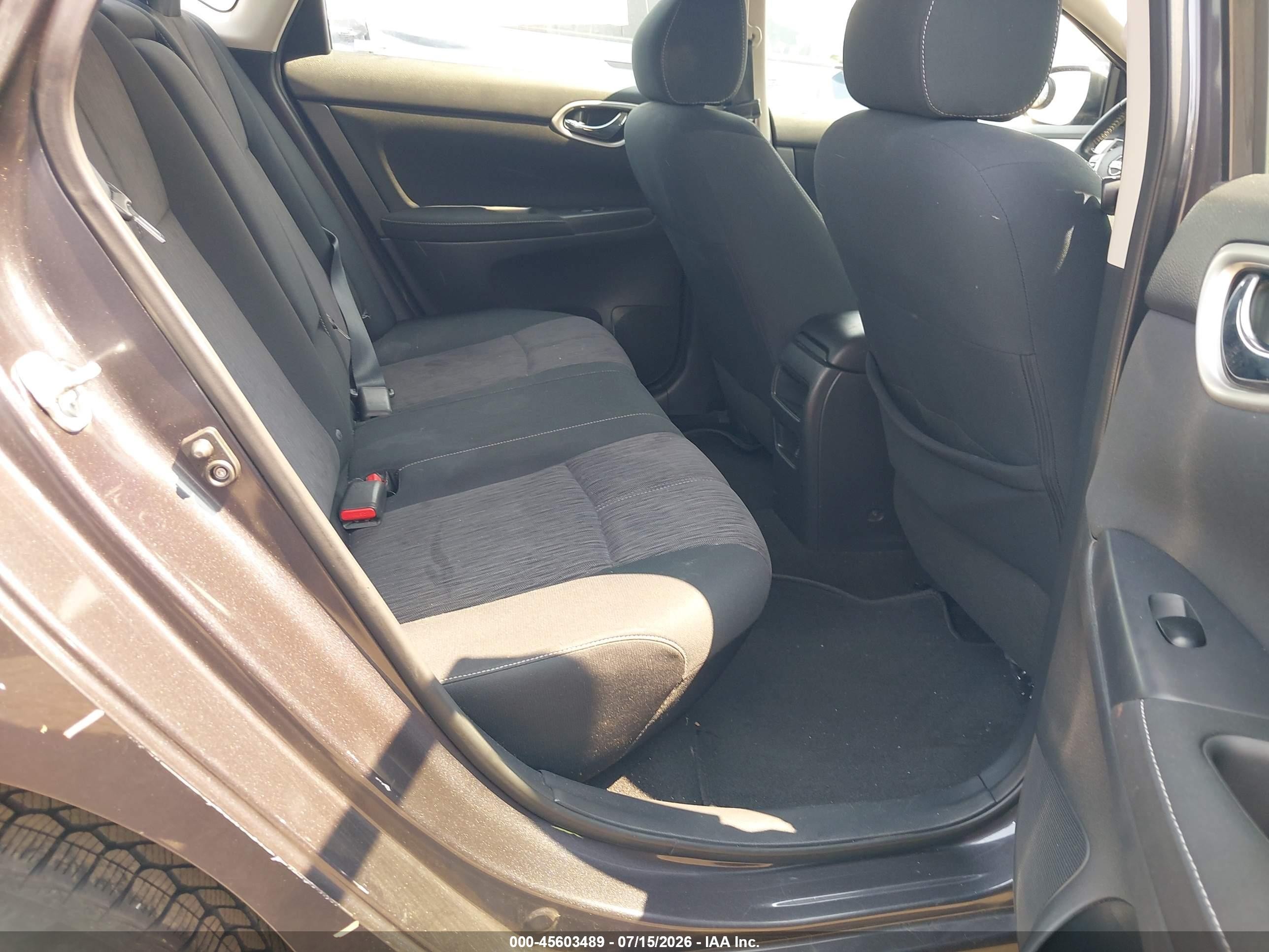 2015 Nissan Sentra Sv Gray vin: 3N1AB7AP8FL683325