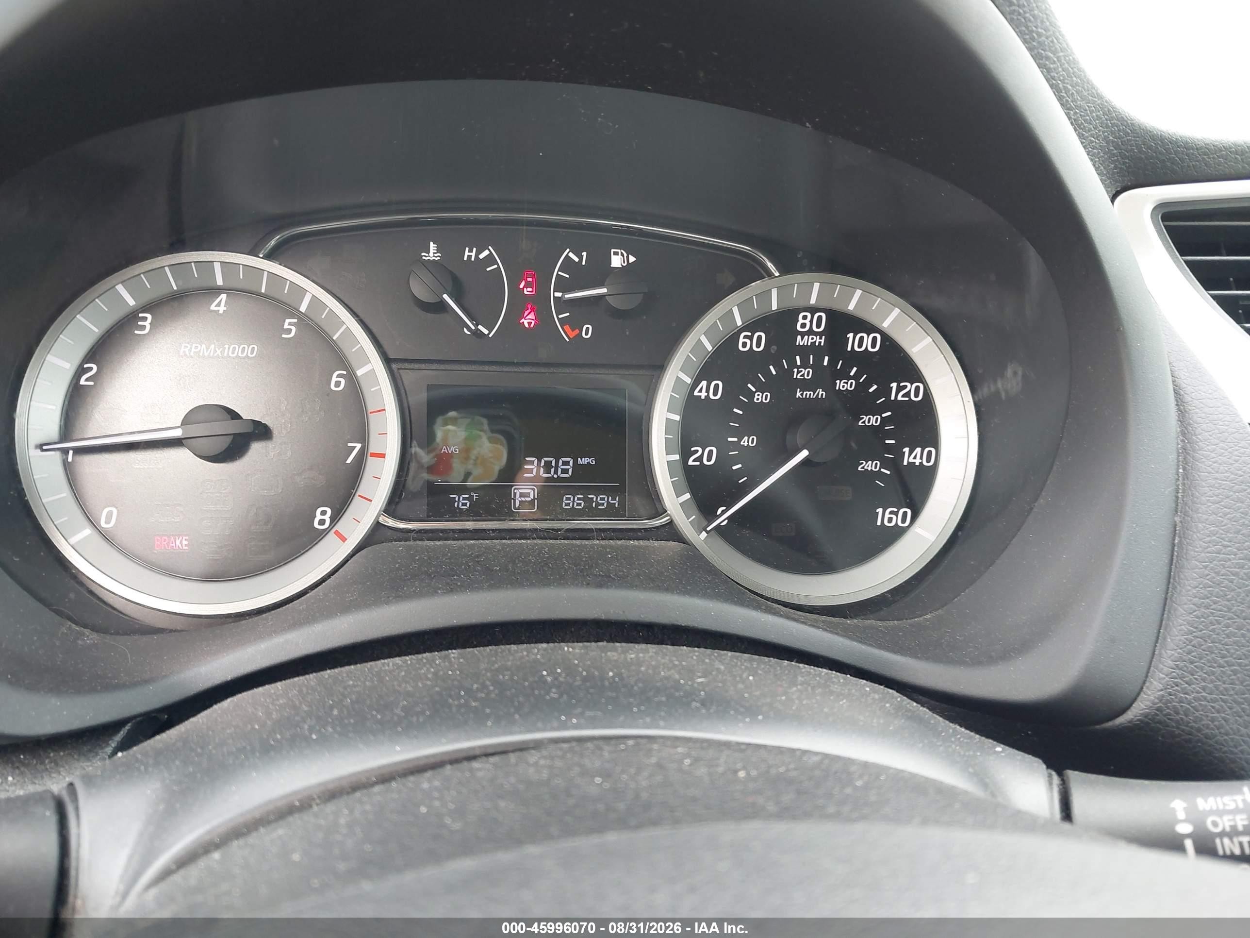 2015 Nissan Sentra Sv Gray vin: 3N1AB7AP8FL692901