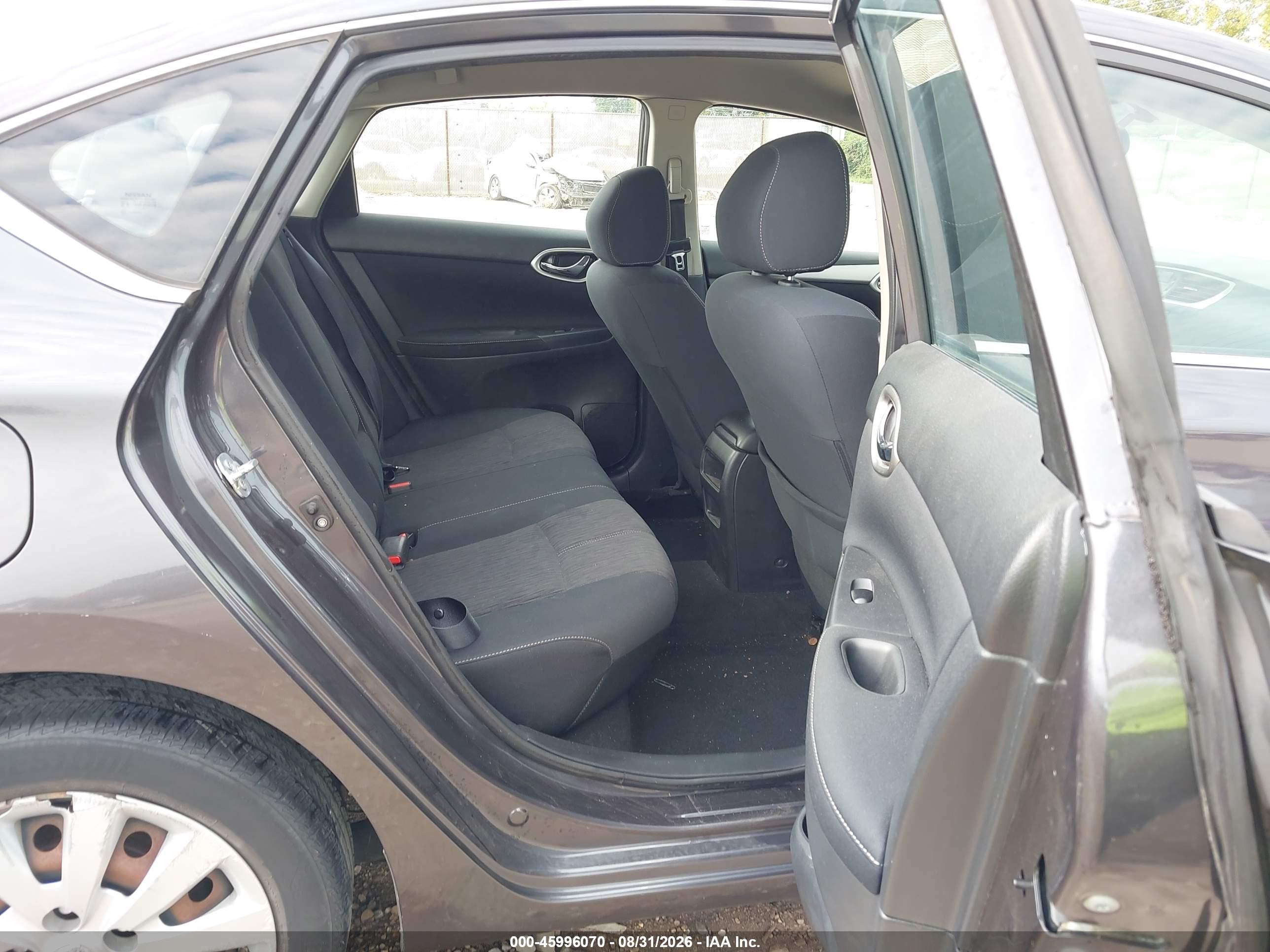 2015 Nissan Sentra Sv Gray vin: 3N1AB7AP8FL692901