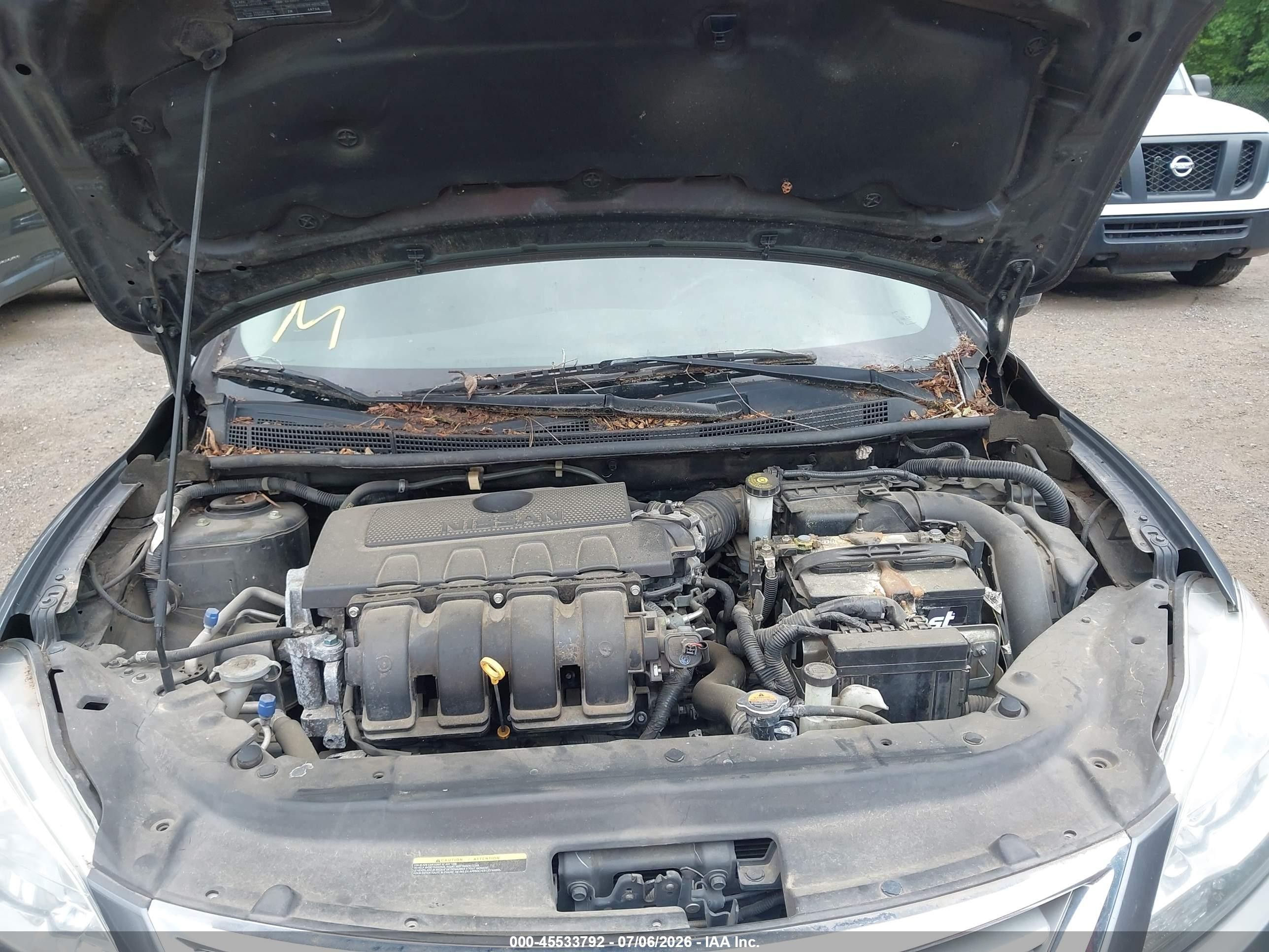 2015 Nissan Sentra Sv Gray vin: 3N1AB7AP8FL696270