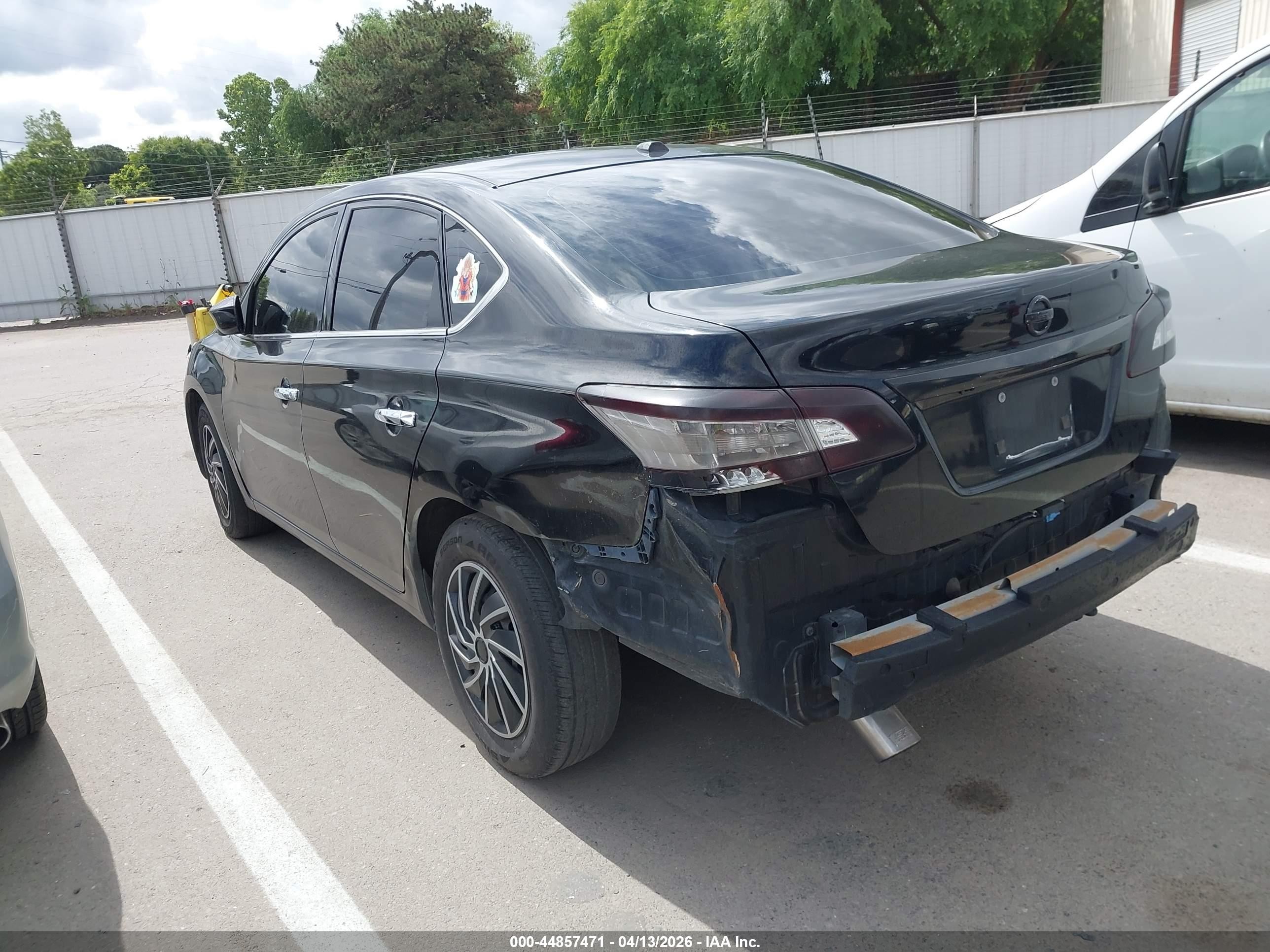 2015 Nissan Sentra Fe+ S/s/sl/sr/sv Черный vin: 3N1AB7AP8FY214528