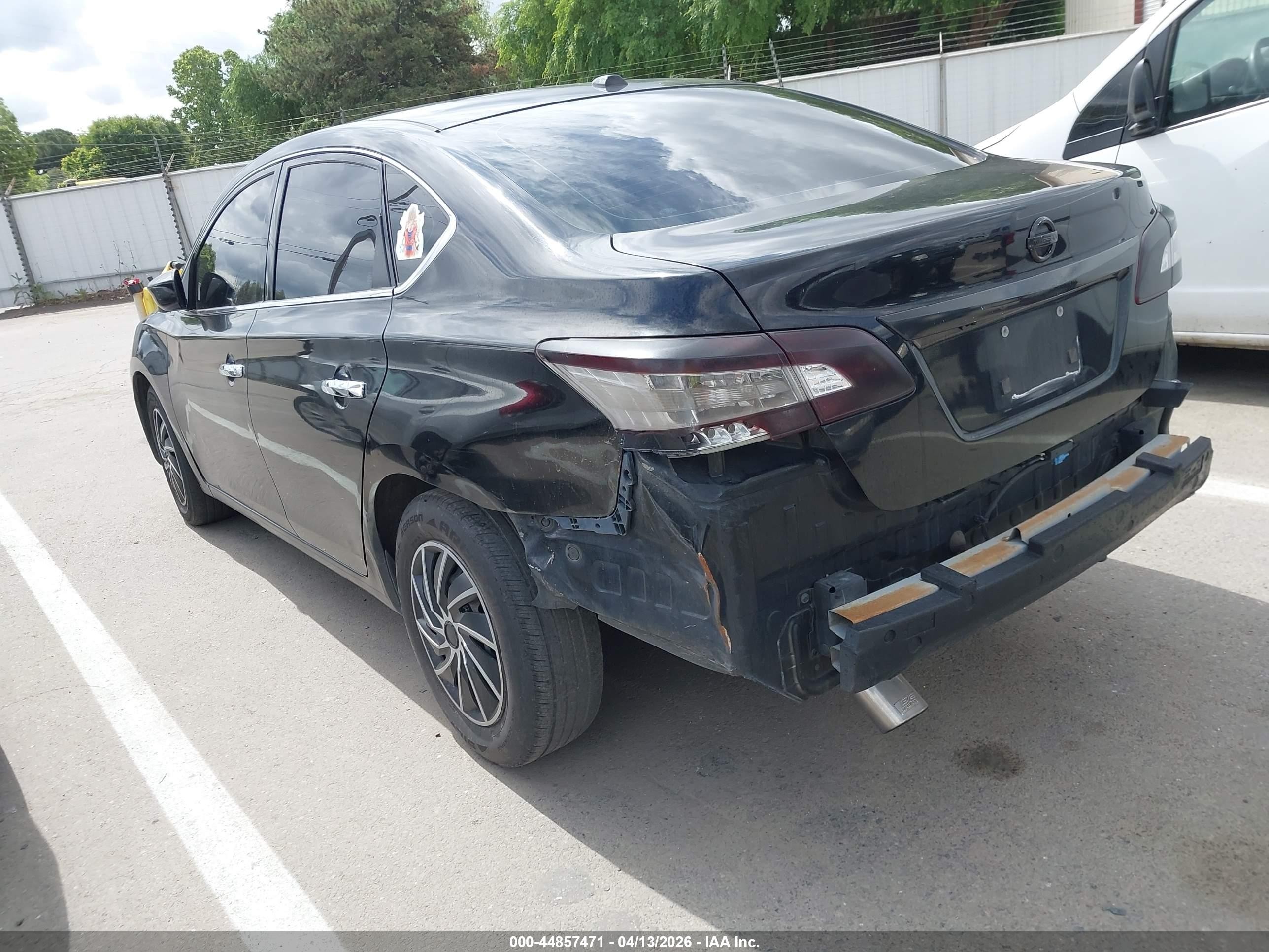 2015 Nissan Sentra Fe+ S/s/sl/sr/sv Черный vin: 3N1AB7AP8FY214528