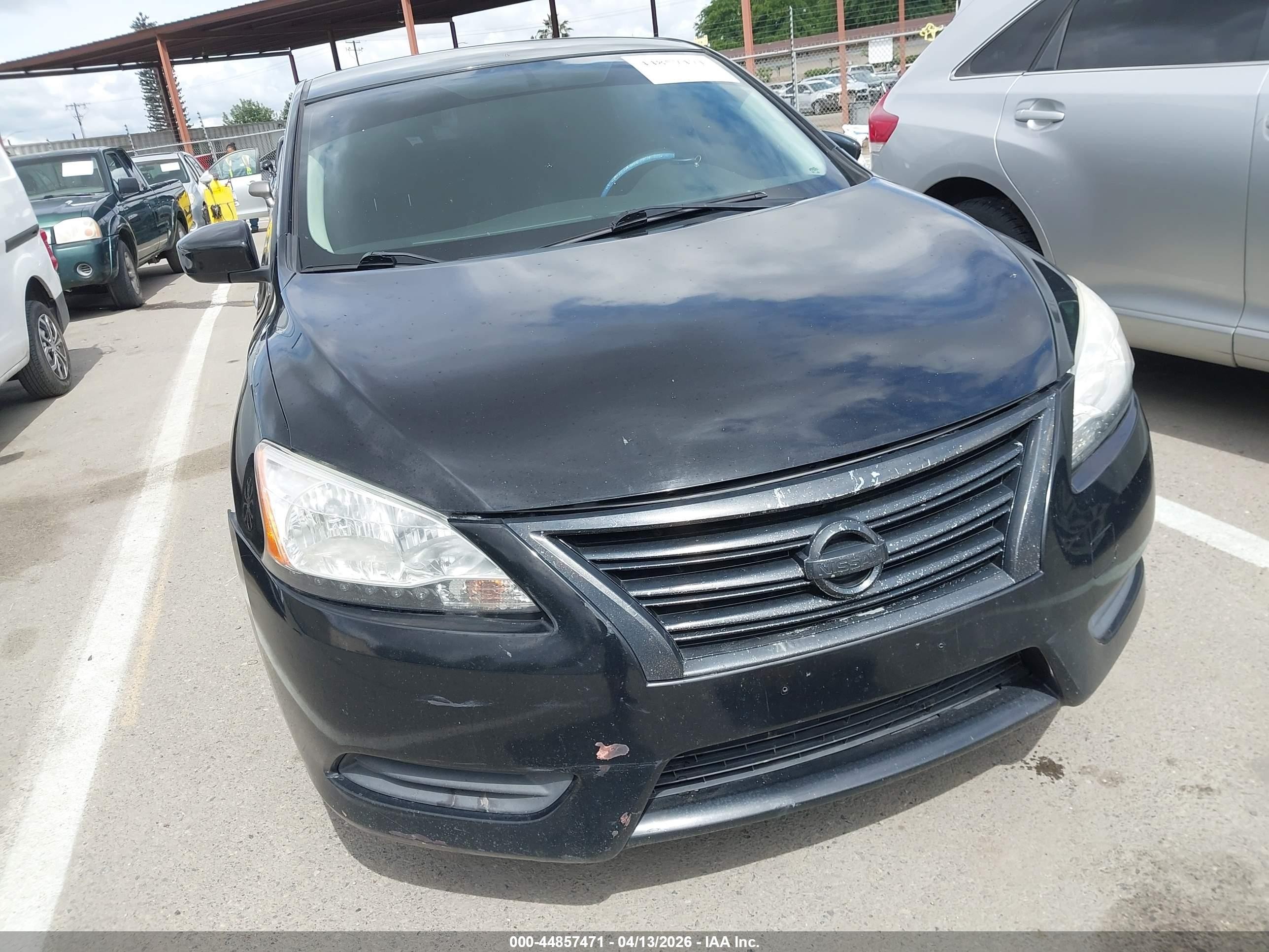 2015 Nissan Sentra Fe+ S/s/sl/sr/sv Черный vin: 3N1AB7AP8FY214528