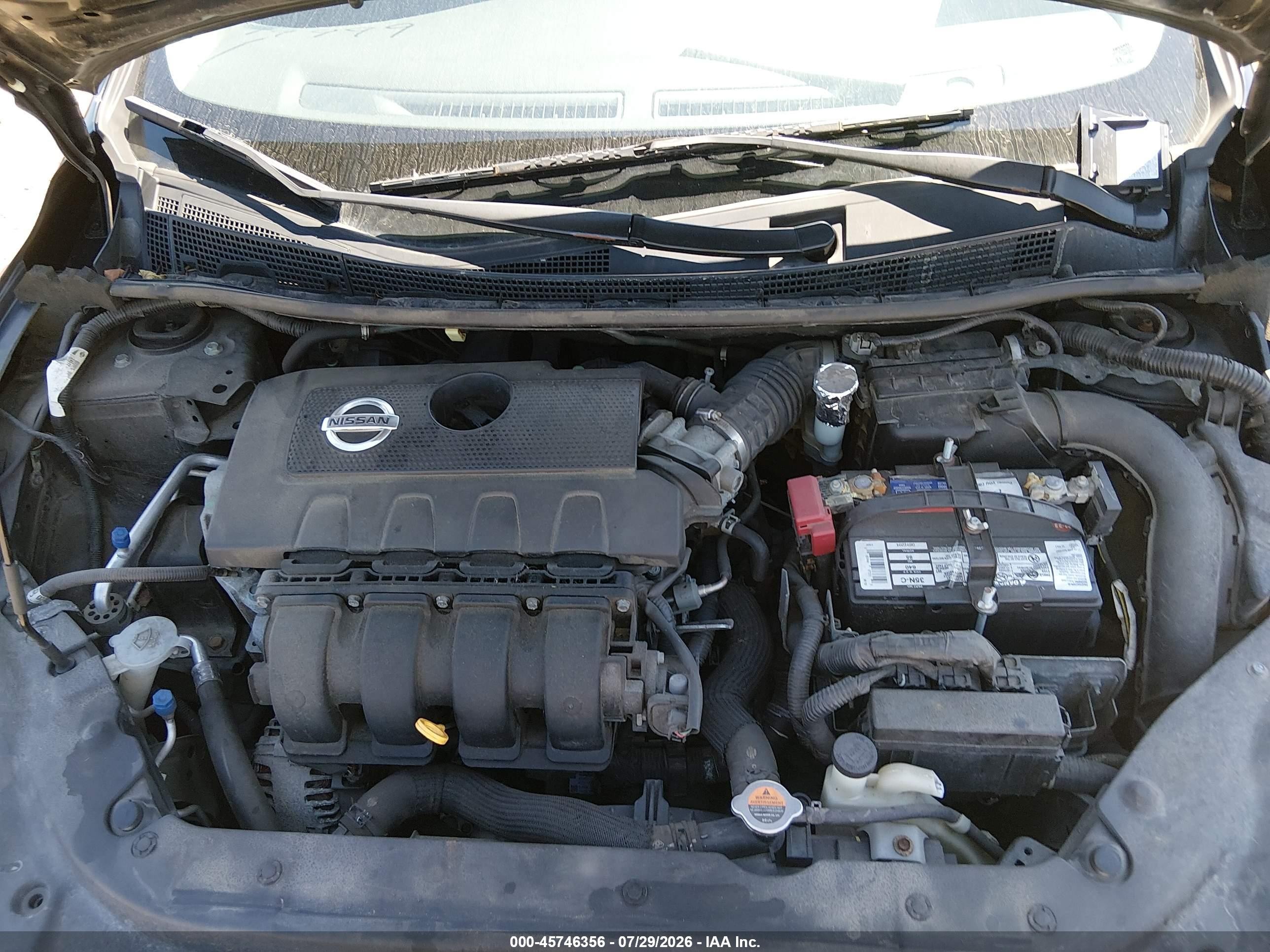 2015 Nissan Sentra S Black vin: 3N1AB7AP8FY224461