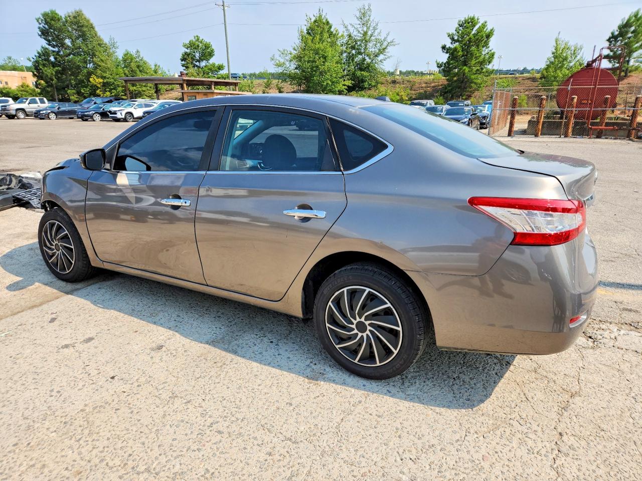 2015 Nissan Sentra Sv Желто-коричневый vin: 3N1AB7AP8FY237985