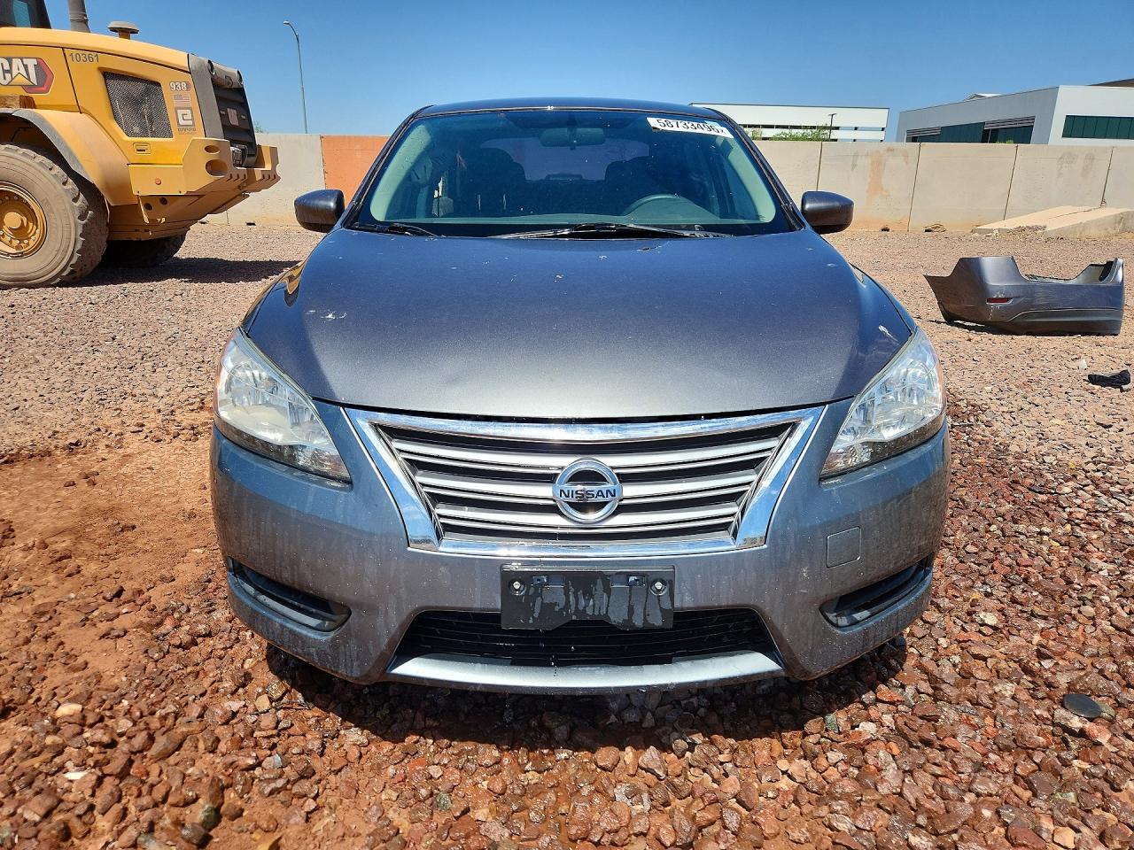 2015 Nissan Sentra Sv Gray vin: 3N1AB7AP8FY239249