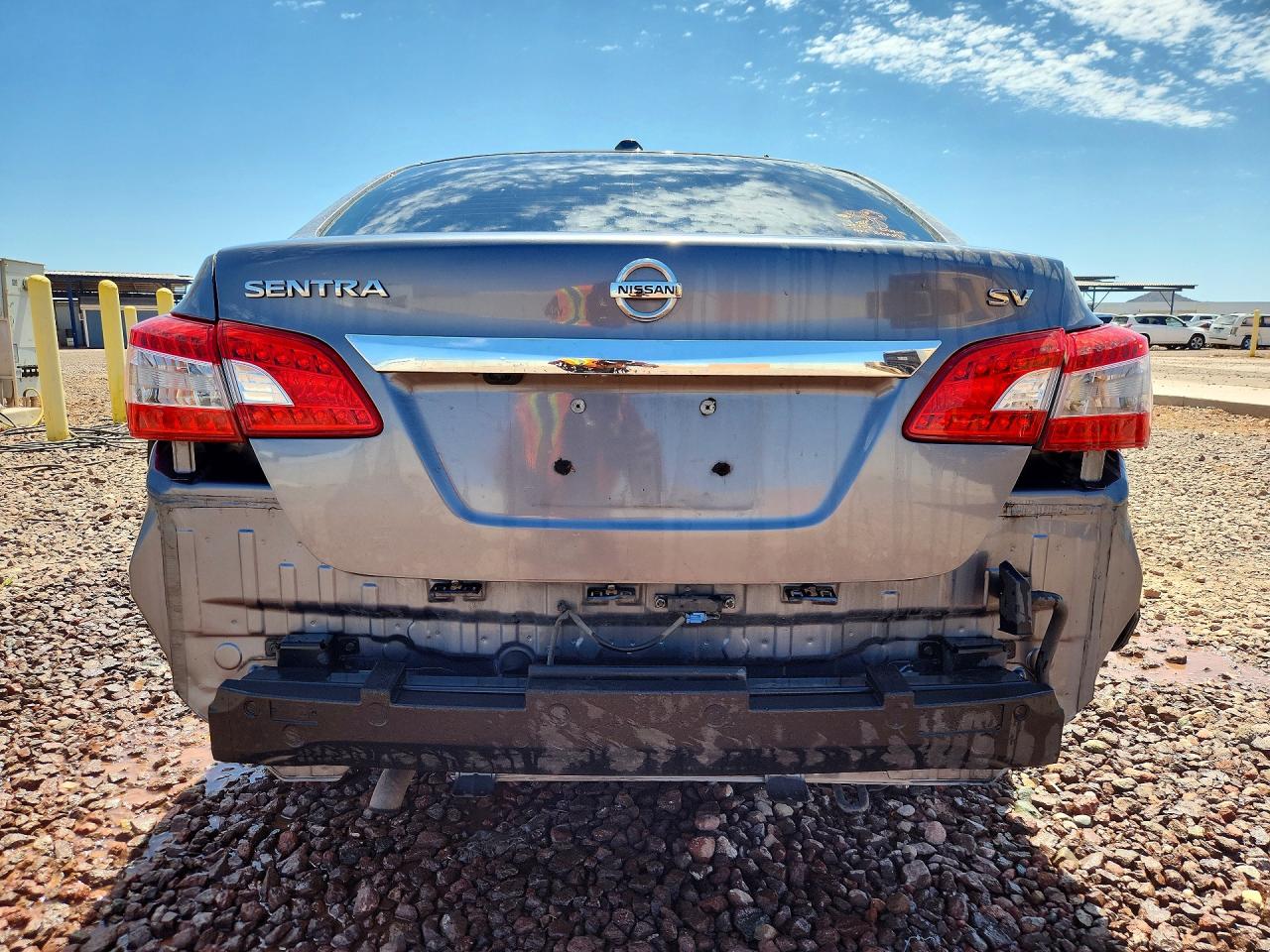 2015 Nissan Sentra Sv Gray vin: 3N1AB7AP8FY239249