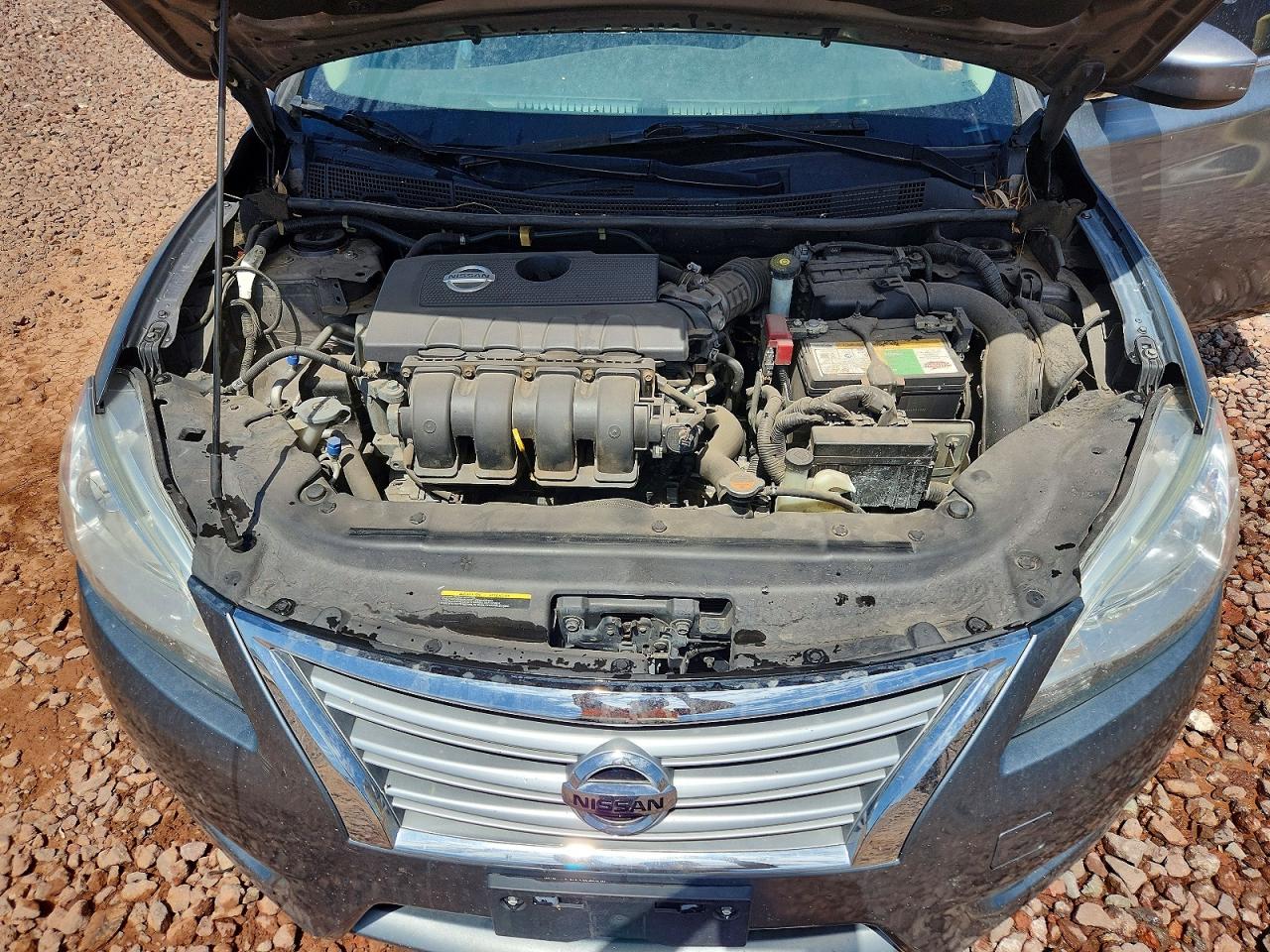 2015 Nissan Sentra Sv Gray vin: 3N1AB7AP8FY239249