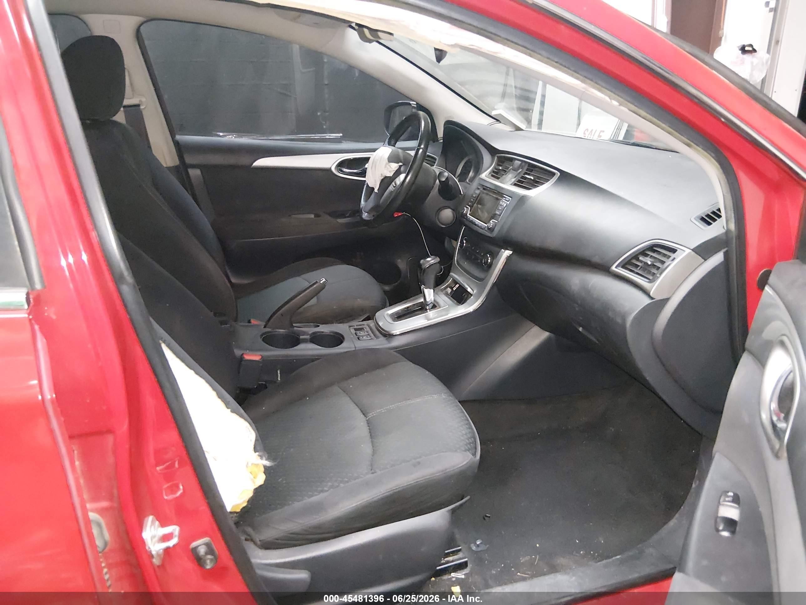 2015 Nissan Sentra Sr Red vin: 3N1AB7AP8FY240434