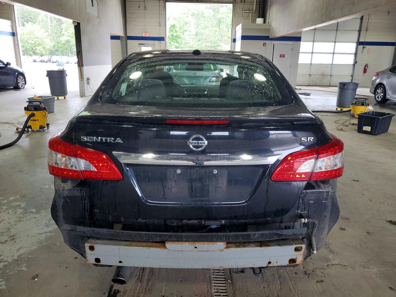2015 Nissan Sentra Sr Black vin: 3N1AB7AP8FY244886