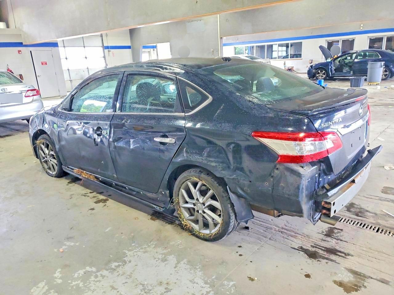 2015 Nissan Sentra Sr Black vin: 3N1AB7AP8FY244886