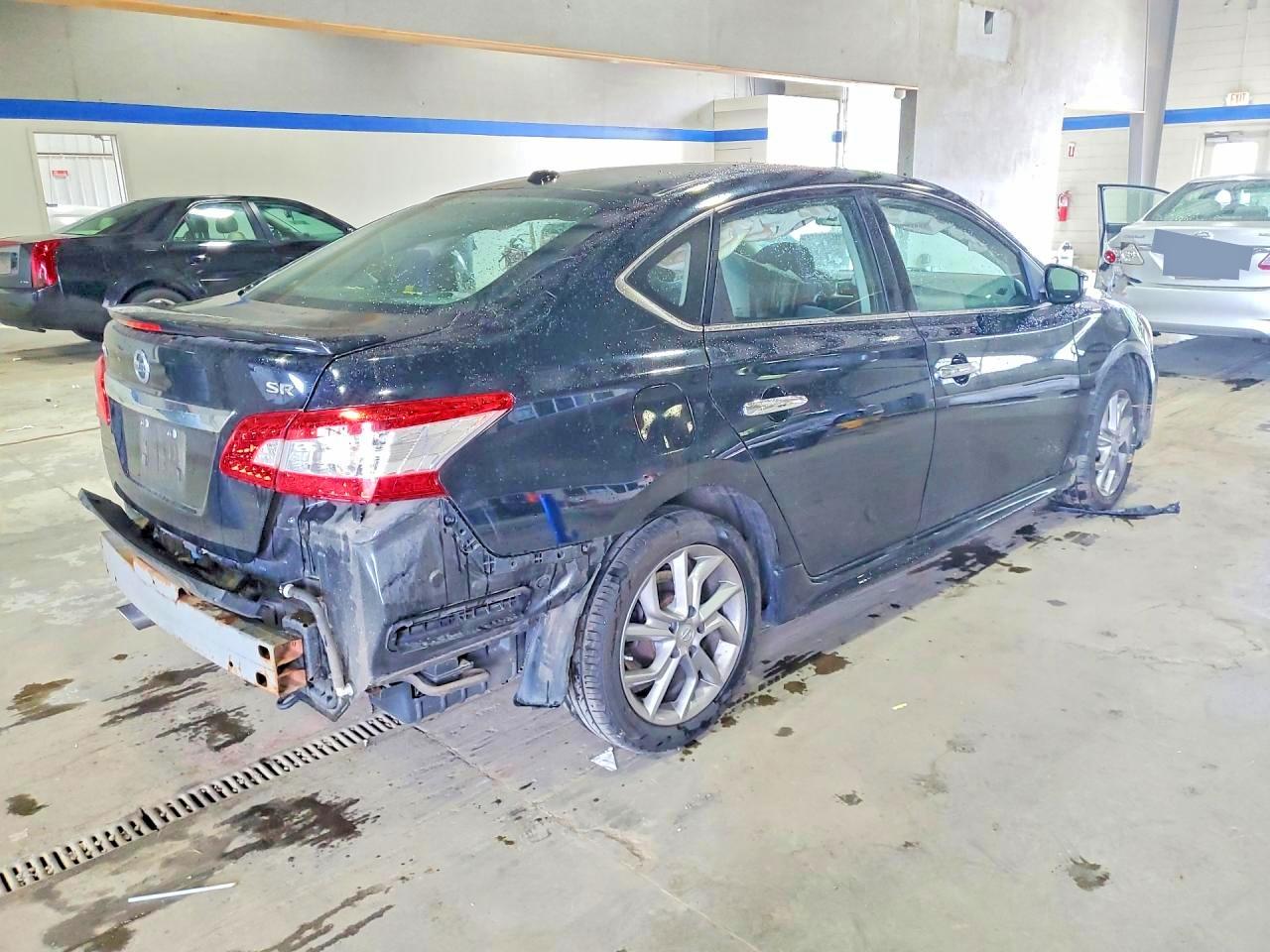 2015 Nissan Sentra Sr Black vin: 3N1AB7AP8FY244886