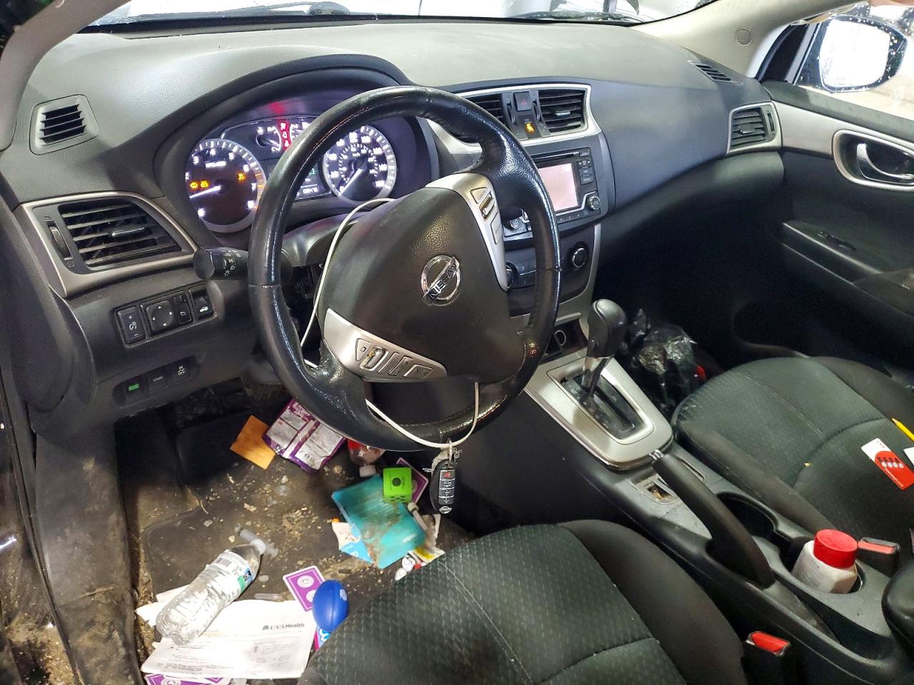 2015 Nissan Sentra Sr Black vin: 3N1AB7AP8FY244886
