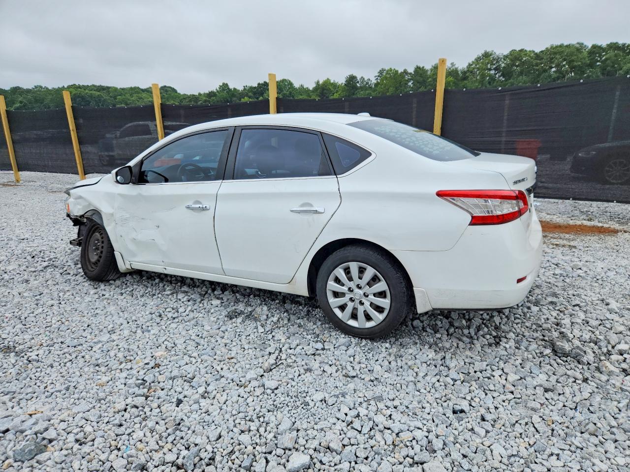 2015 Nissan Sentra Sv White vin: 3N1AB7AP8FY245858