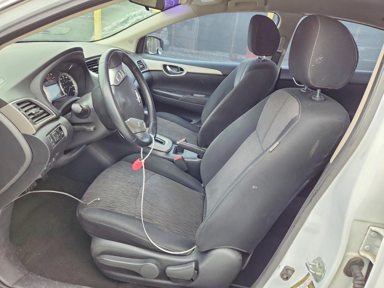 2015 Nissan Sentra Sv White vin: 3N1AB7AP8FY245858