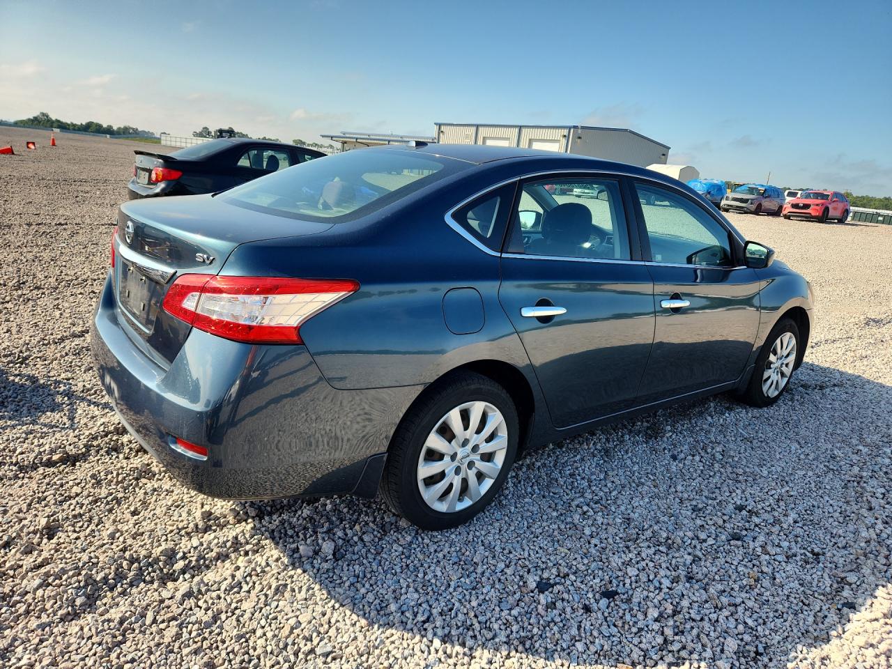 2015 Nissan Sentra Sv Бирюзовый vin: 3N1AB7AP8FY256472