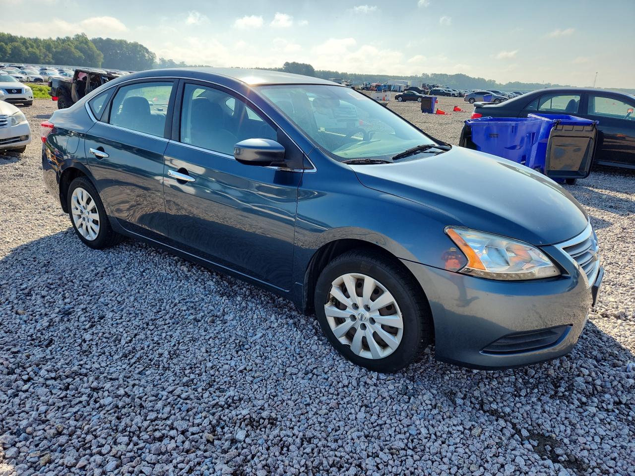 2015 Nissan Sentra Sv Бирюзовый vin: 3N1AB7AP8FY256472