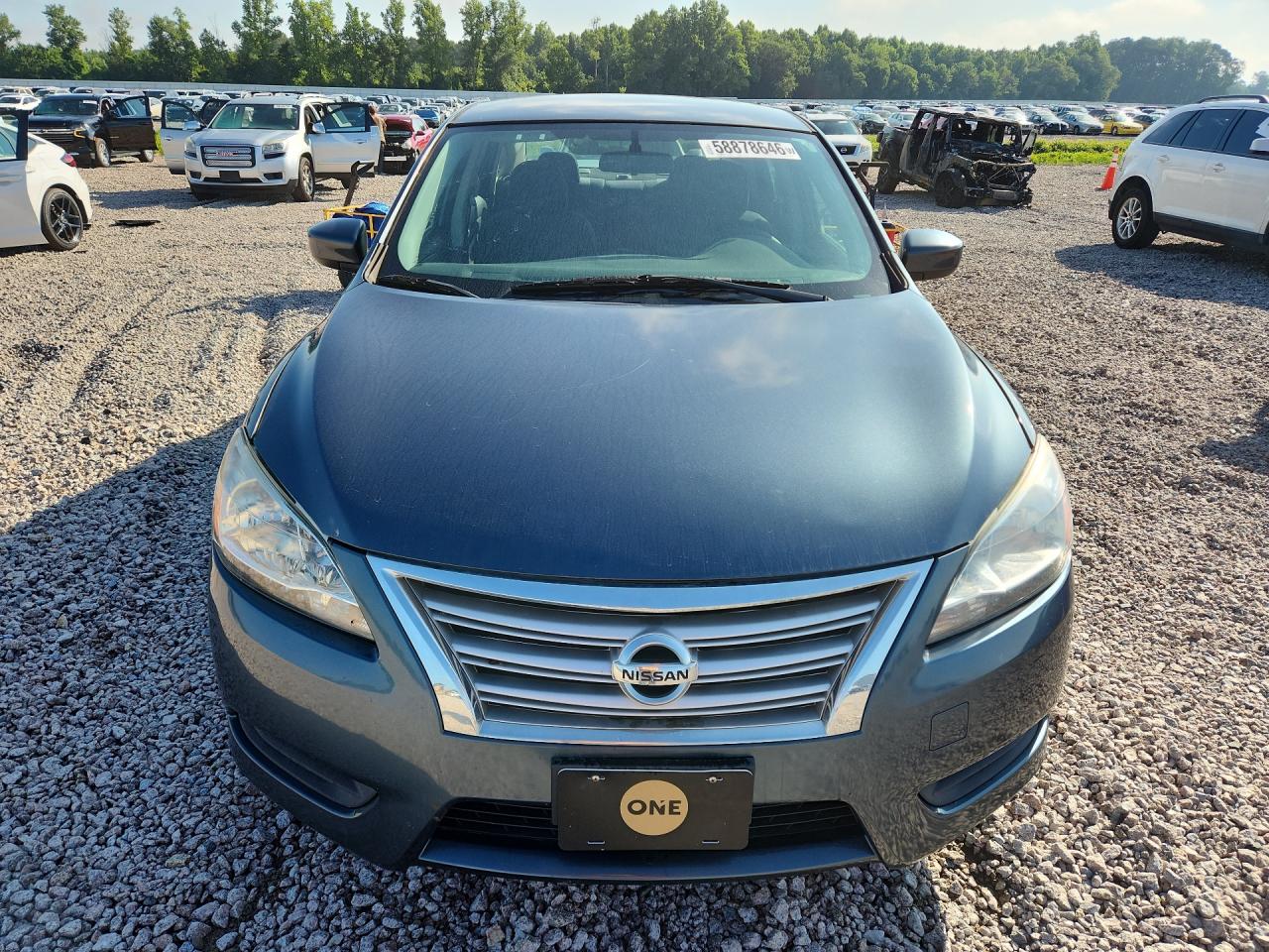 2015 Nissan Sentra Sv Бирюзовый vin: 3N1AB7AP8FY256472
