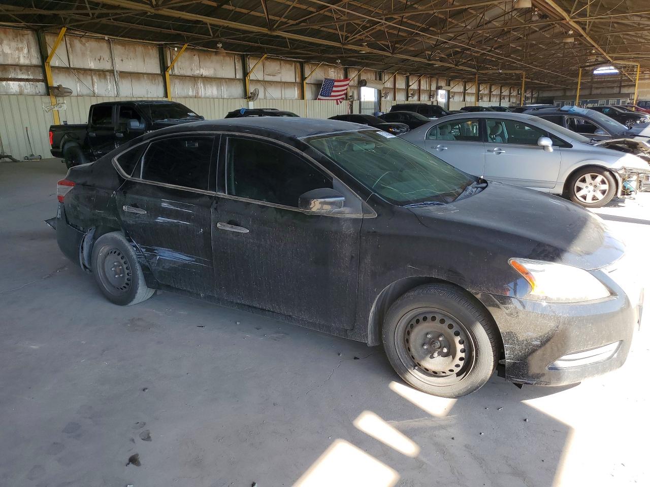 2015 Nissan Sentra Sv Black vin: 3N1AB7AP8FY261056