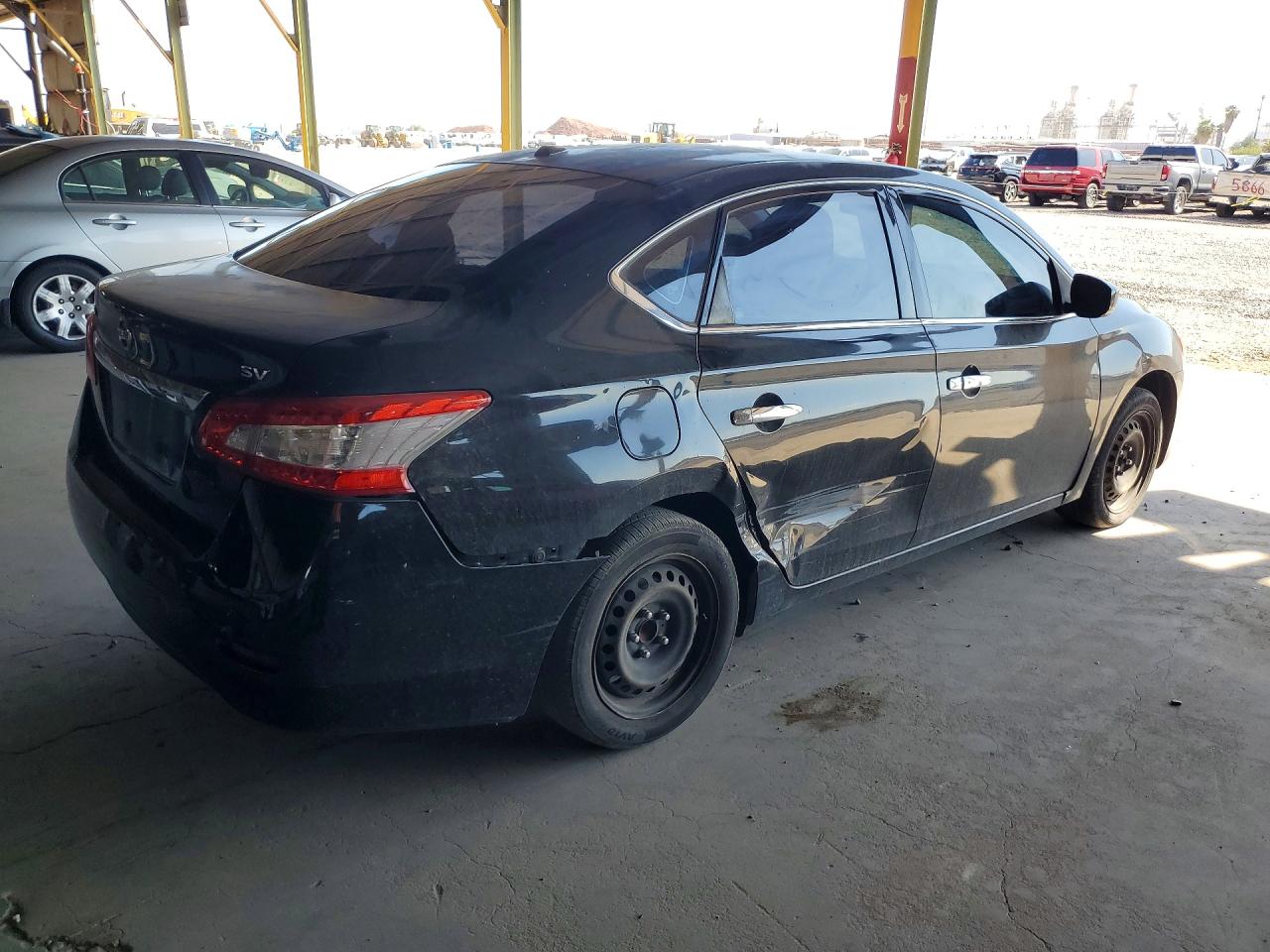 2015 Nissan Sentra Sv Black vin: 3N1AB7AP8FY261056