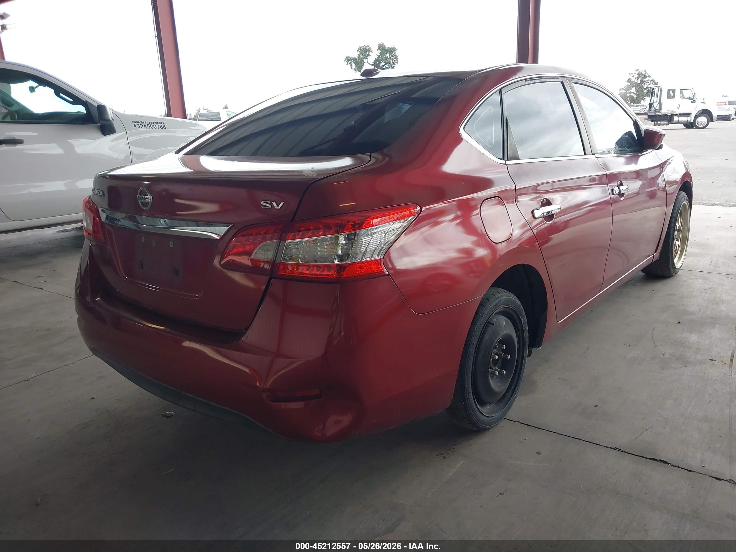 2015 Nissan Sentra Fe+ S/s/sl/sr/sv Красный vin: 3N1AB7AP8FY265561