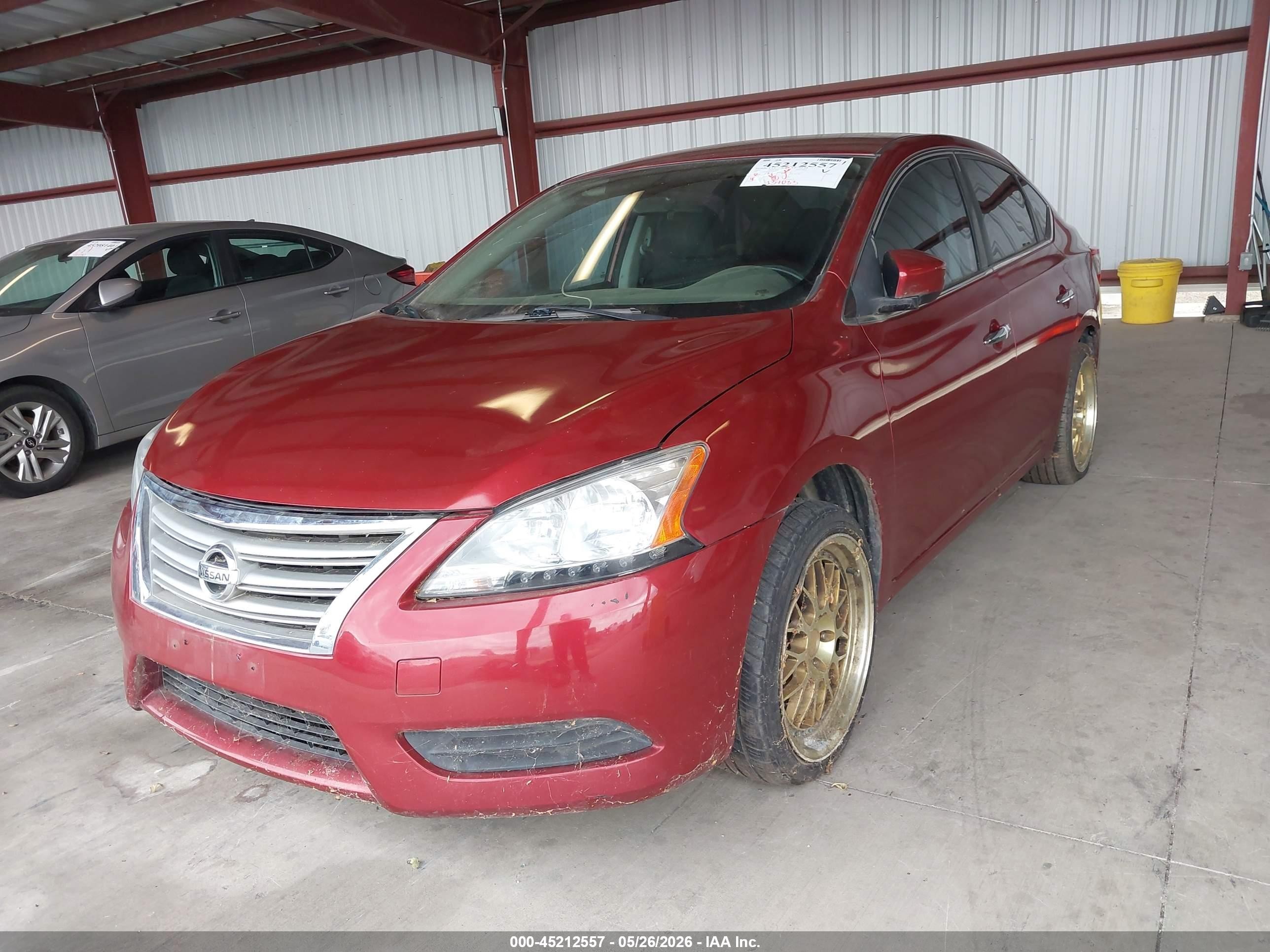 2015 Nissan Sentra Fe+ S/s/sl/sr/sv Красный vin: 3N1AB7AP8FY265561