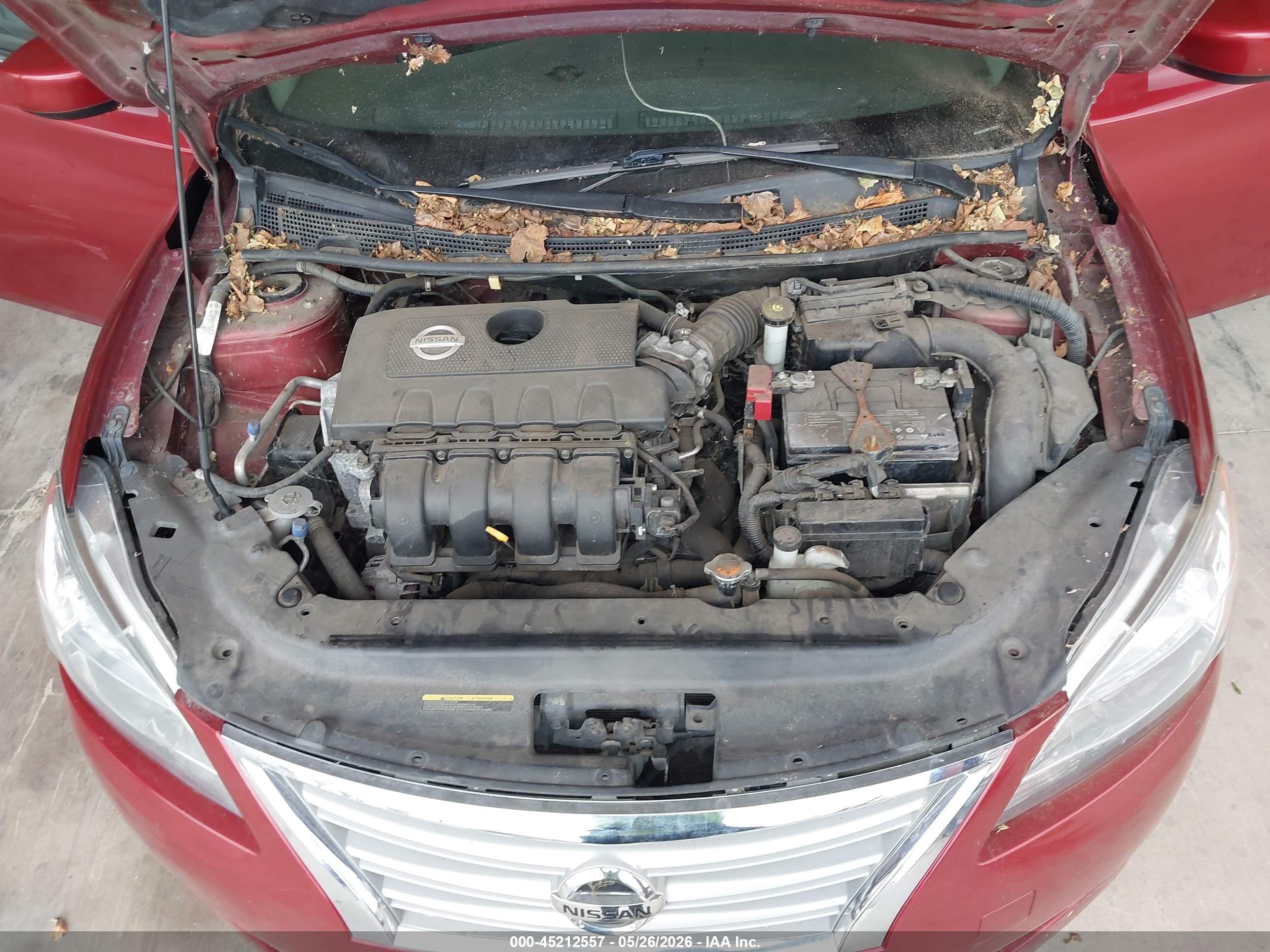 2015 Nissan Sentra Fe+ S/s/sl/sr/sv Красный vin: 3N1AB7AP8FY265561