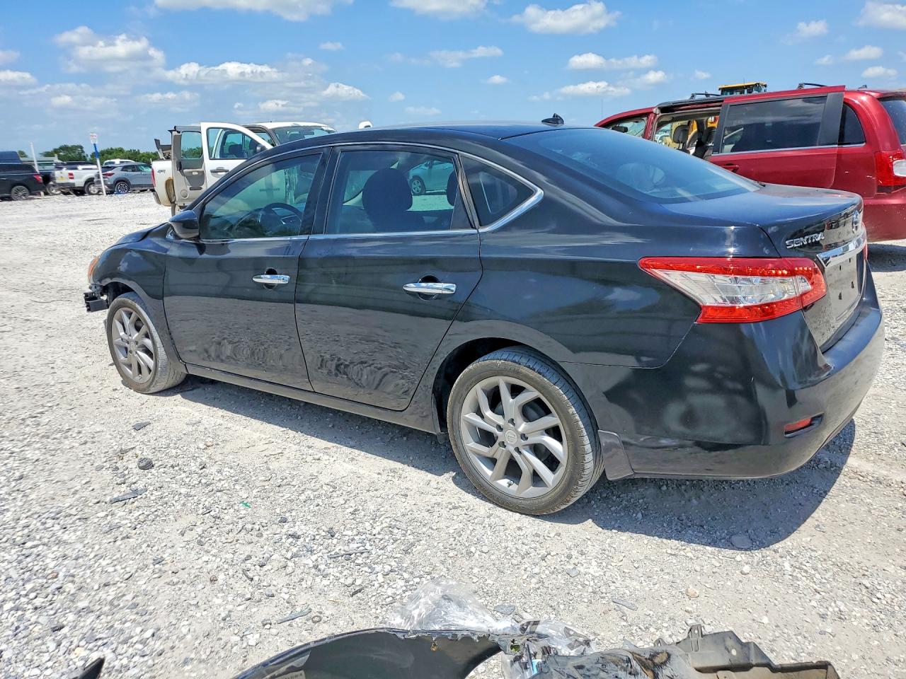 2015 Nissan Sentra Sv Black vin: 3N1AB7AP8FY265964