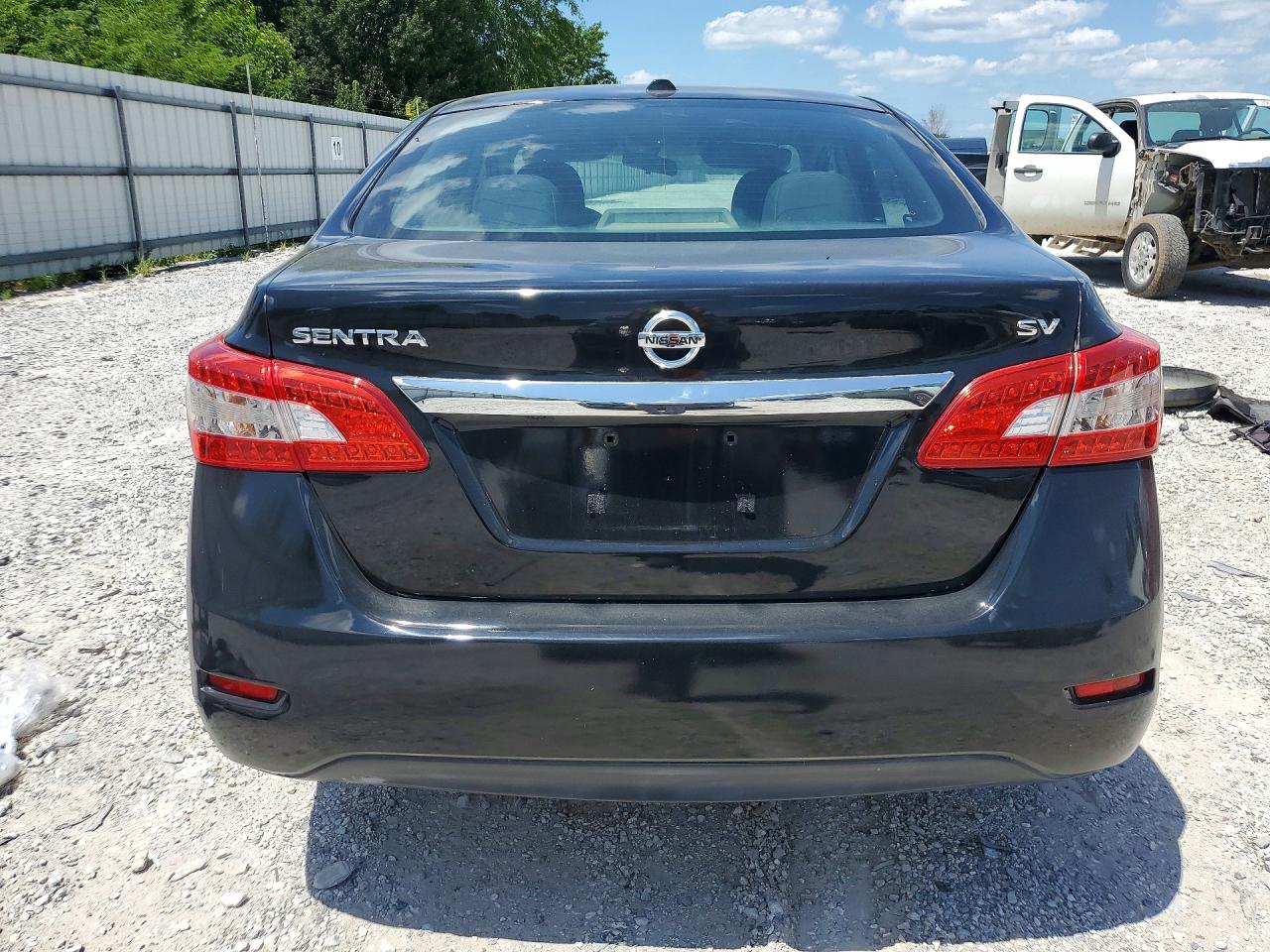 2015 Nissan Sentra Sv Black vin: 3N1AB7AP8FY265964