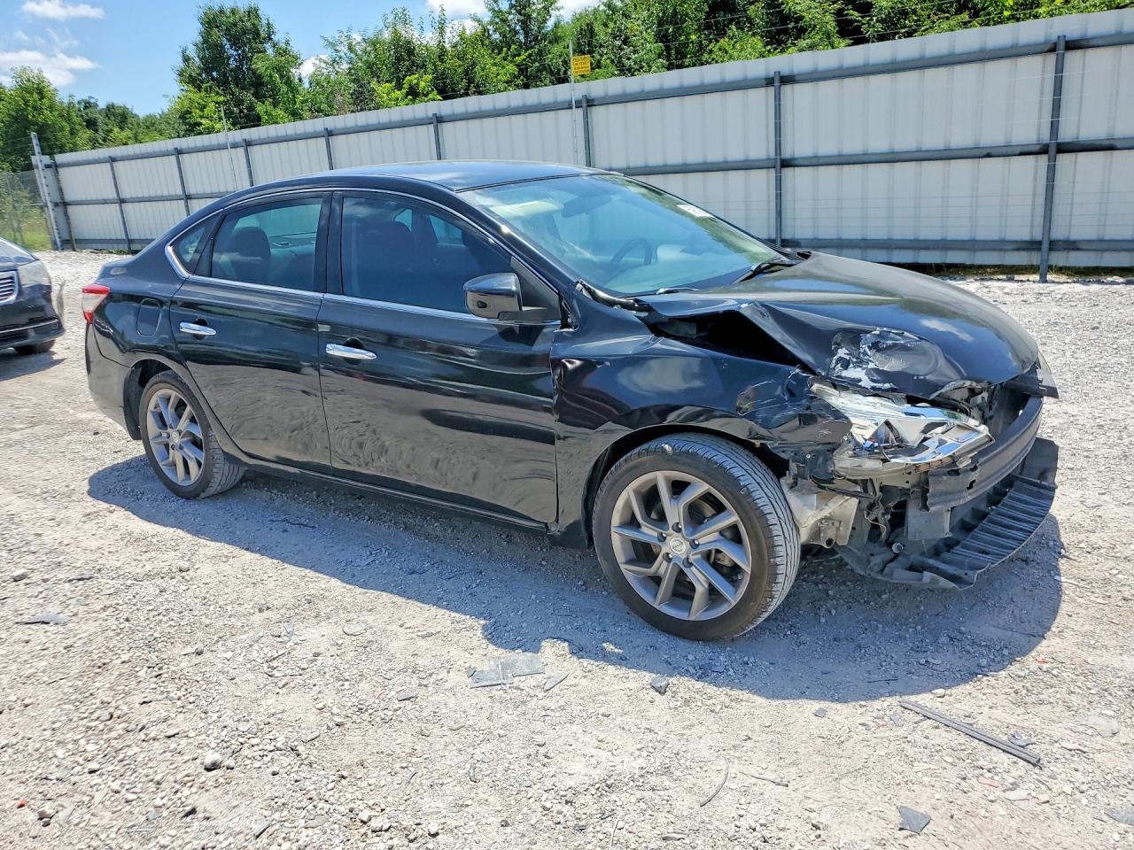 2015 Nissan Sentra Sv Black vin: 3N1AB7AP8FY265964