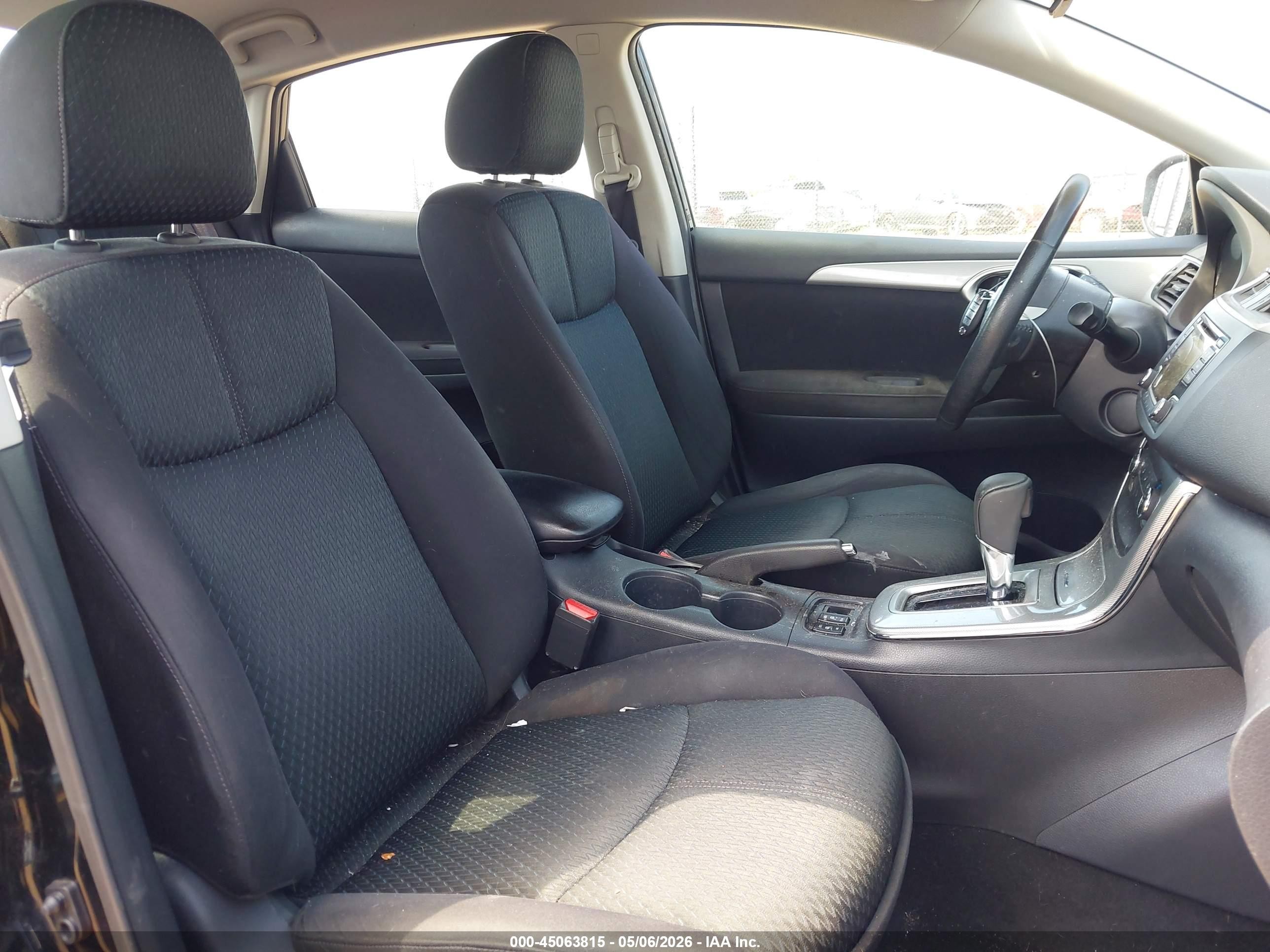 2015 Nissan Sentra Sr Черный vin: 3N1AB7AP8FY274583