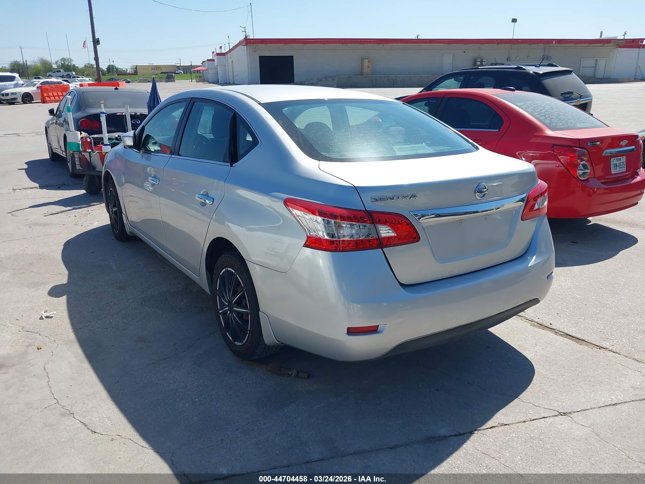 2015 Nissan Sentra S Silver vin: 3N1AB7AP8FY274910