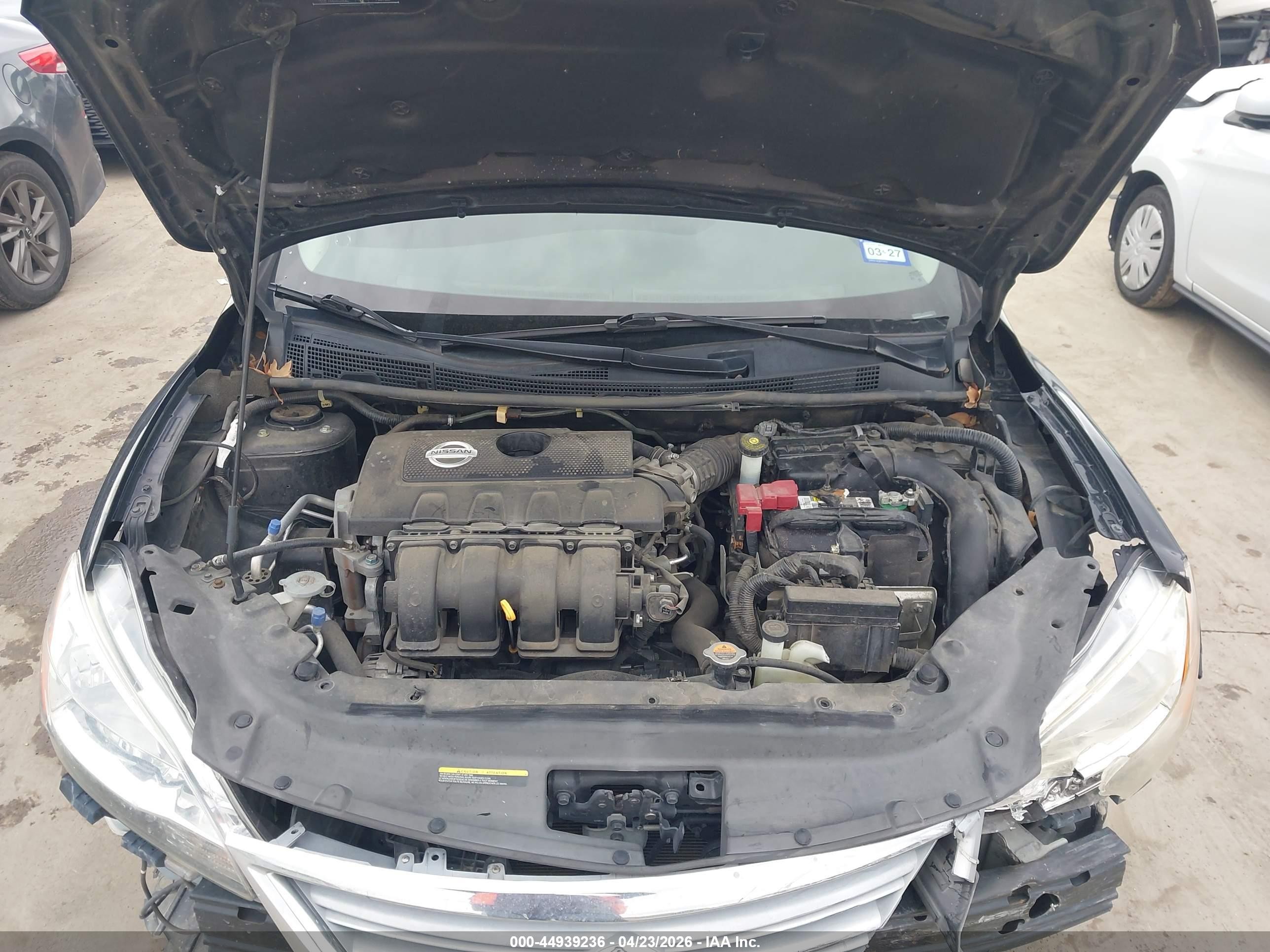2015 Nissan Sentra S Black vin: 3N1AB7AP8FY275538