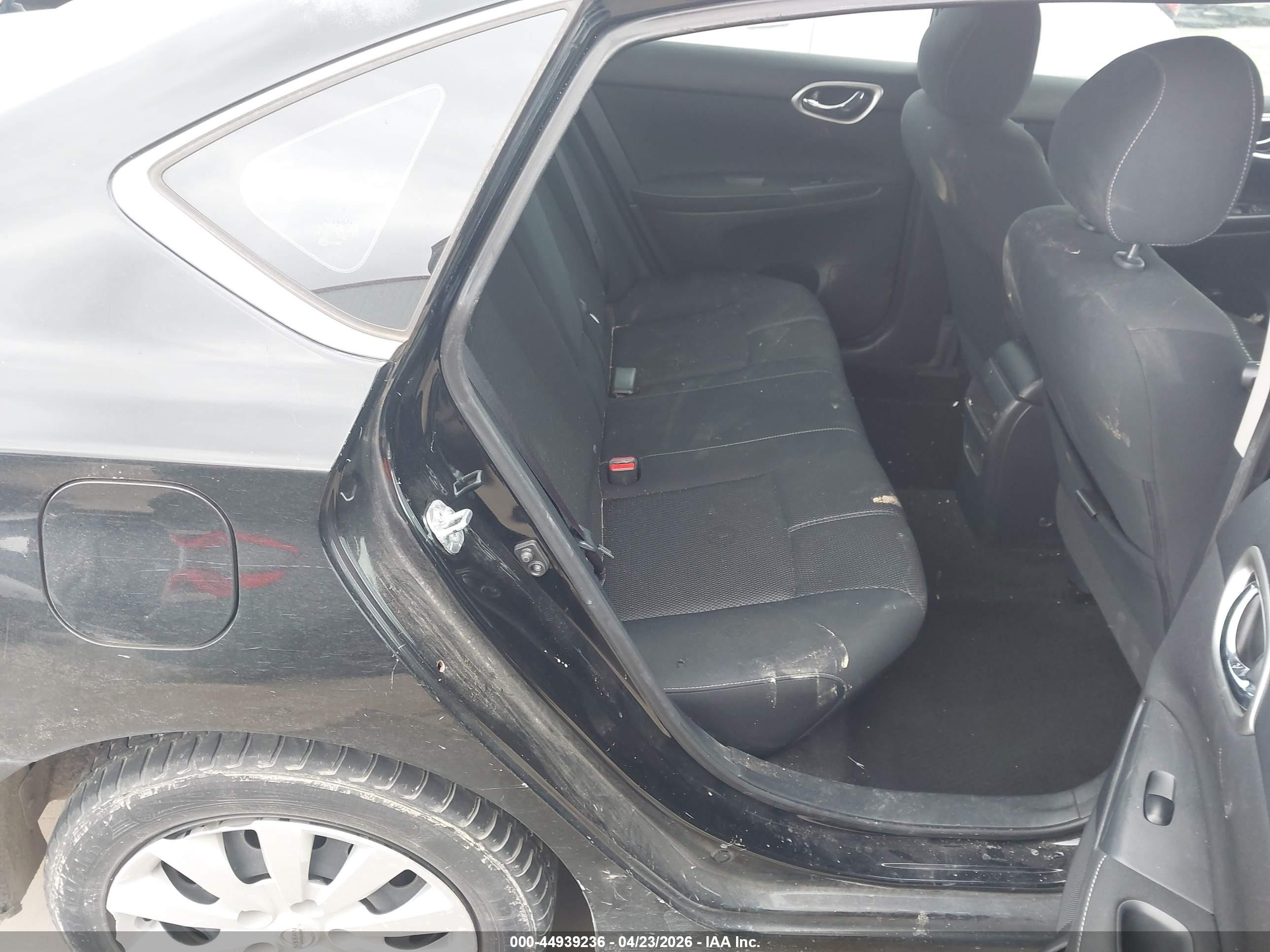 2015 Nissan Sentra S Black vin: 3N1AB7AP8FY275538