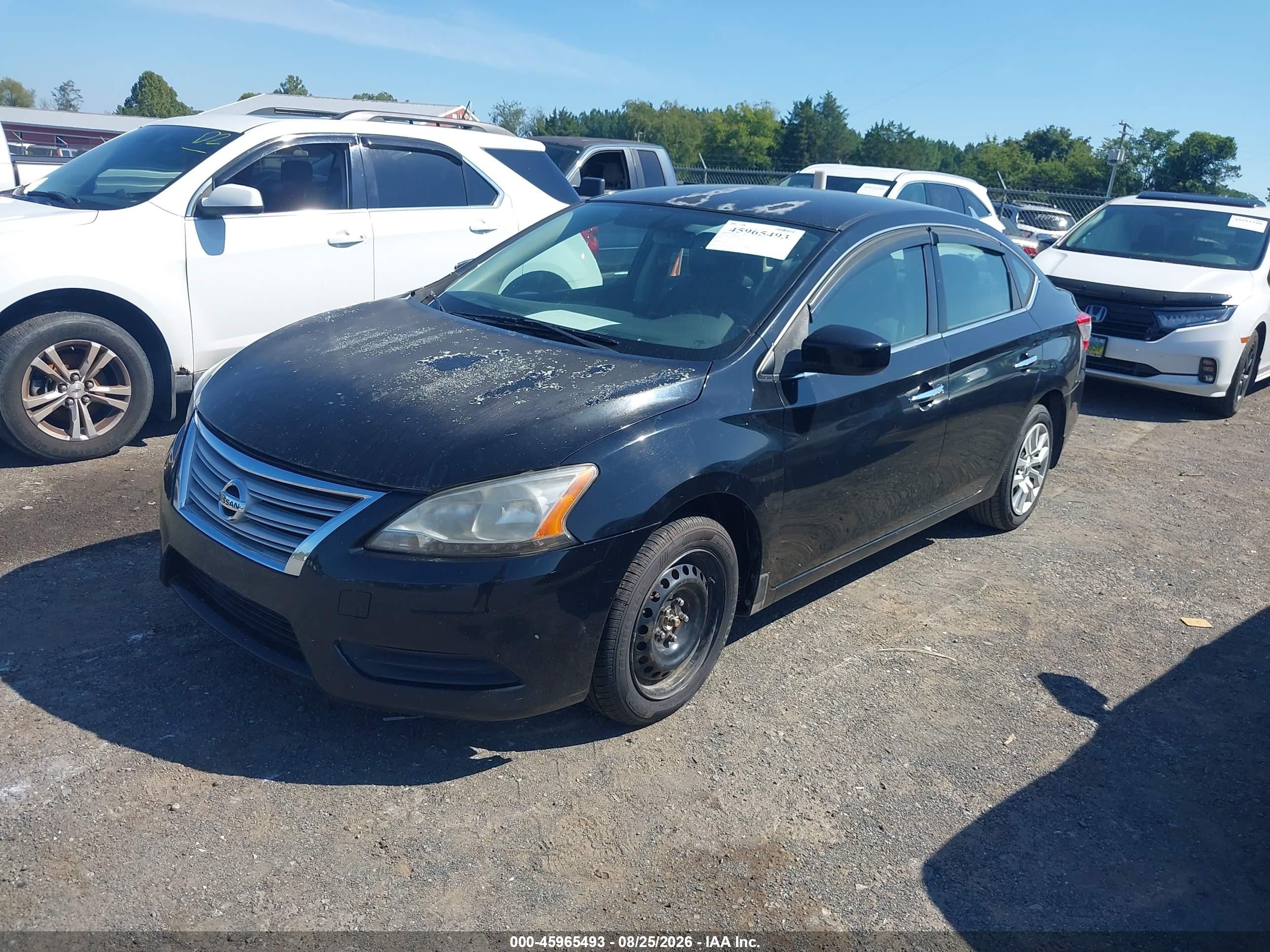 2015 Nissan Sentra Fe+ S/s/sl/sr/sv Black vin: 3N1AB7AP8FY277242