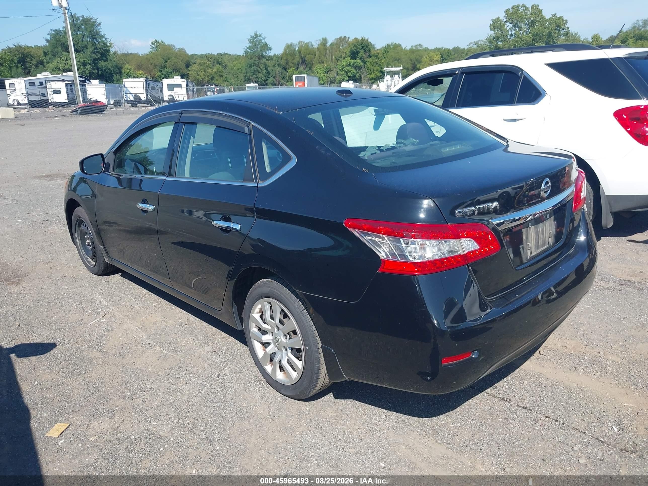 2015 Nissan Sentra Fe+ S/s/sl/sr/sv Black vin: 3N1AB7AP8FY277242
