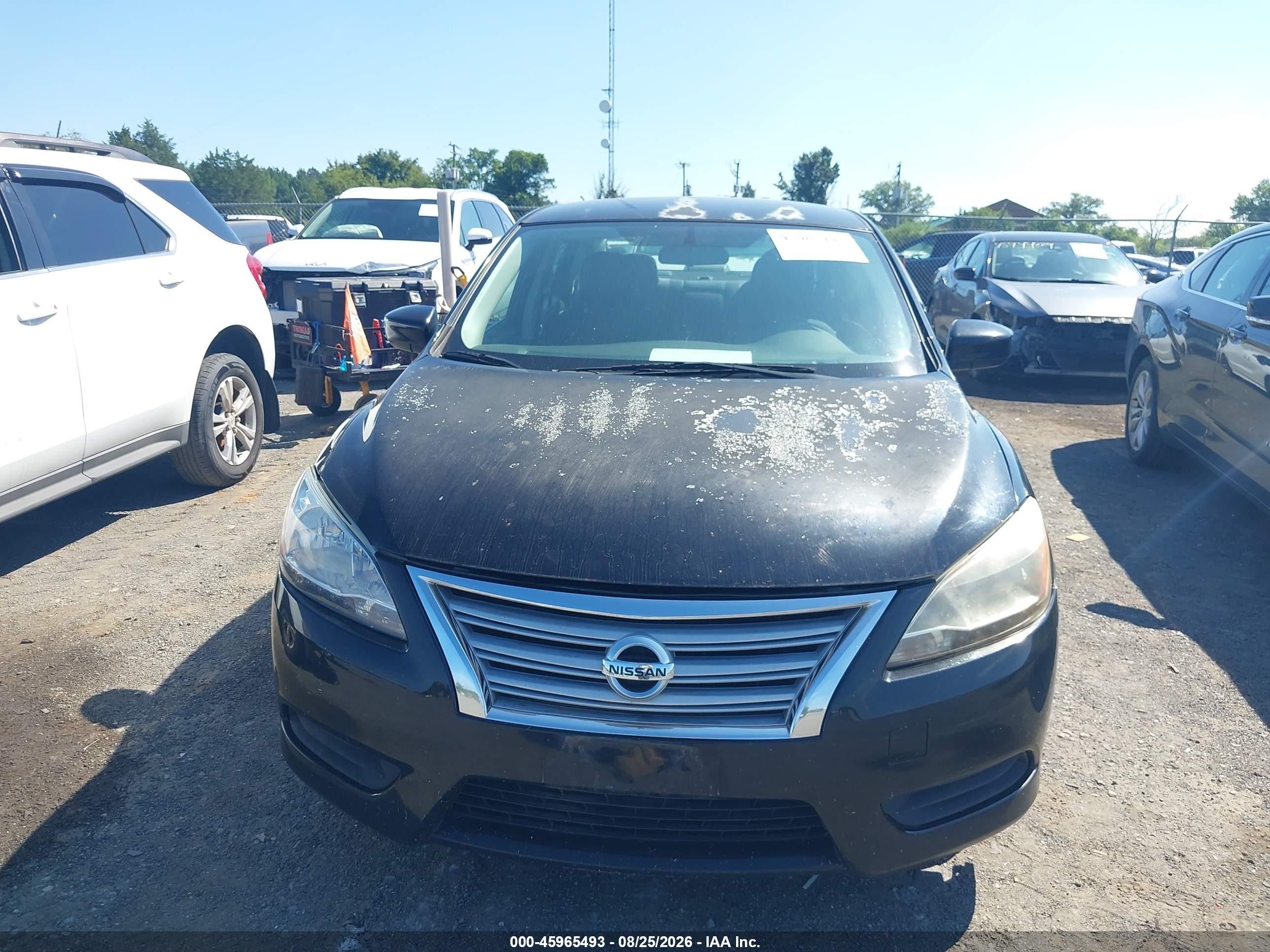 2015 Nissan Sentra Fe+ S/s/sl/sr/sv Black vin: 3N1AB7AP8FY277242