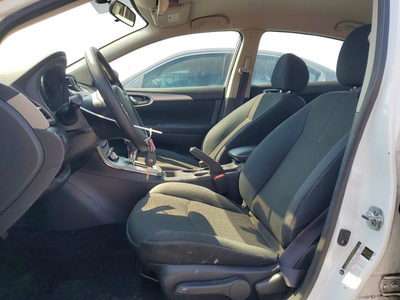 2015 Nissan Sentra S Белый vin: 3N1AB7AP8FY279914